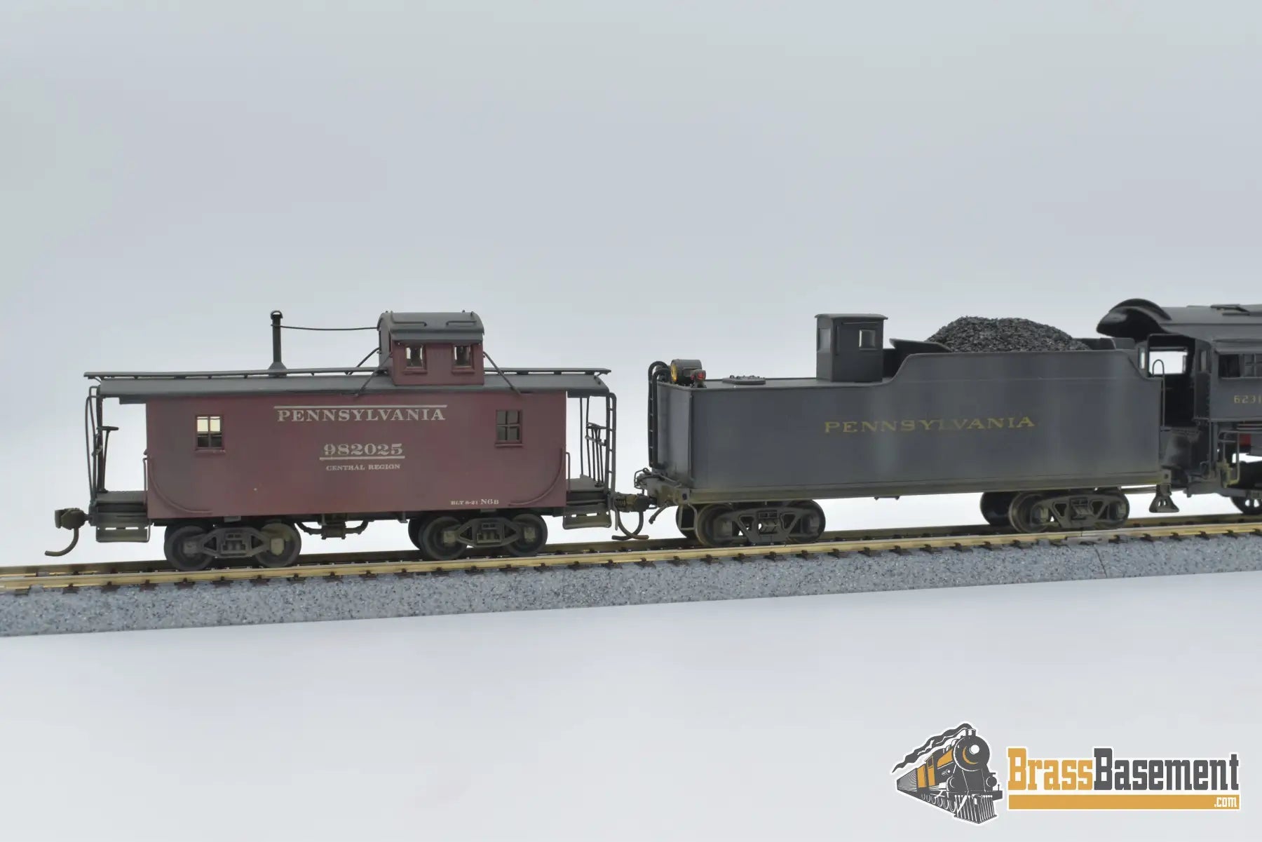 Ho Brass - Wmc Pennsylvania N2Sa And N6B Caboose Set Custom Paint Steam