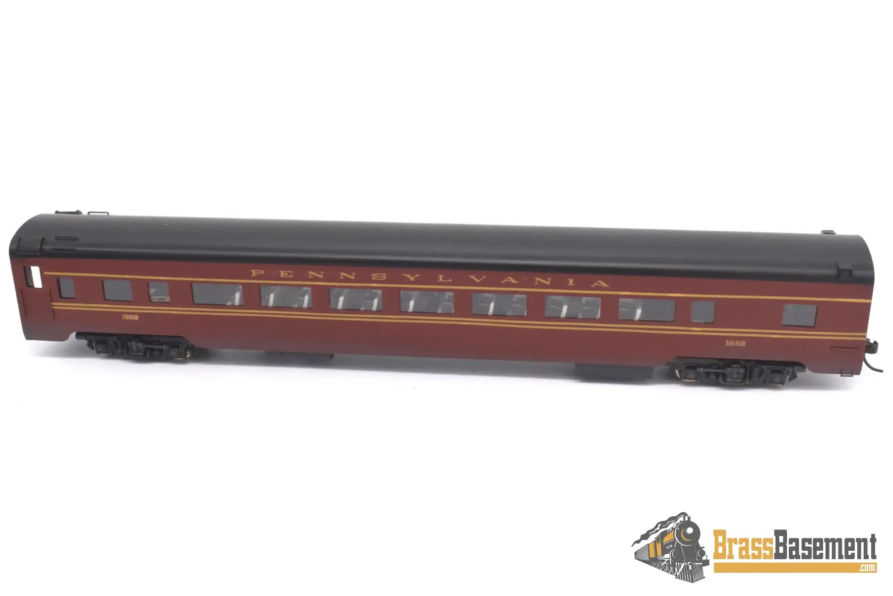 Ho Brass - Wmc Pennsylvania Rr Prr 5 Car Passenger Set Nice Custom Paint Ktm