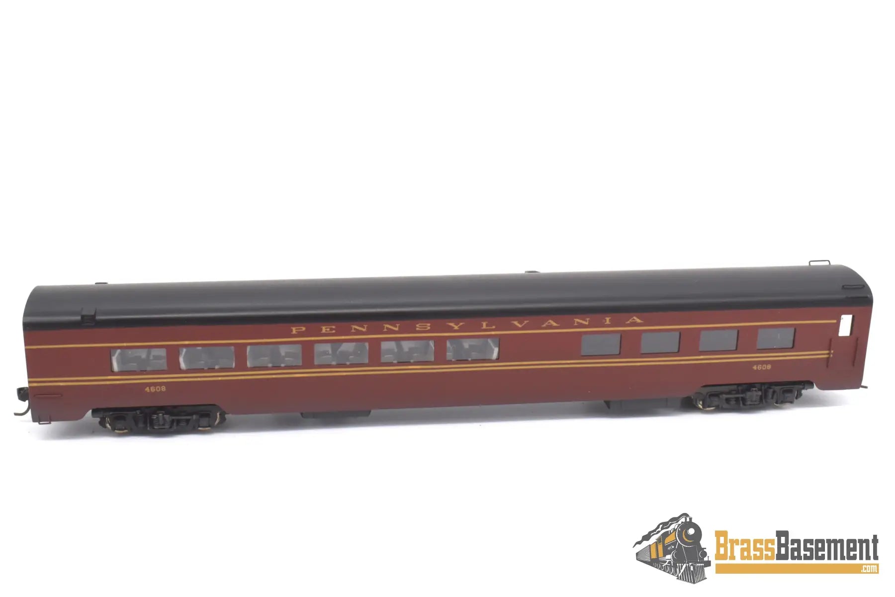 Ho Brass - Wmc Pennsylvania Rr Prr 5 Car Passenger Set Nice Custom Paint Ktm