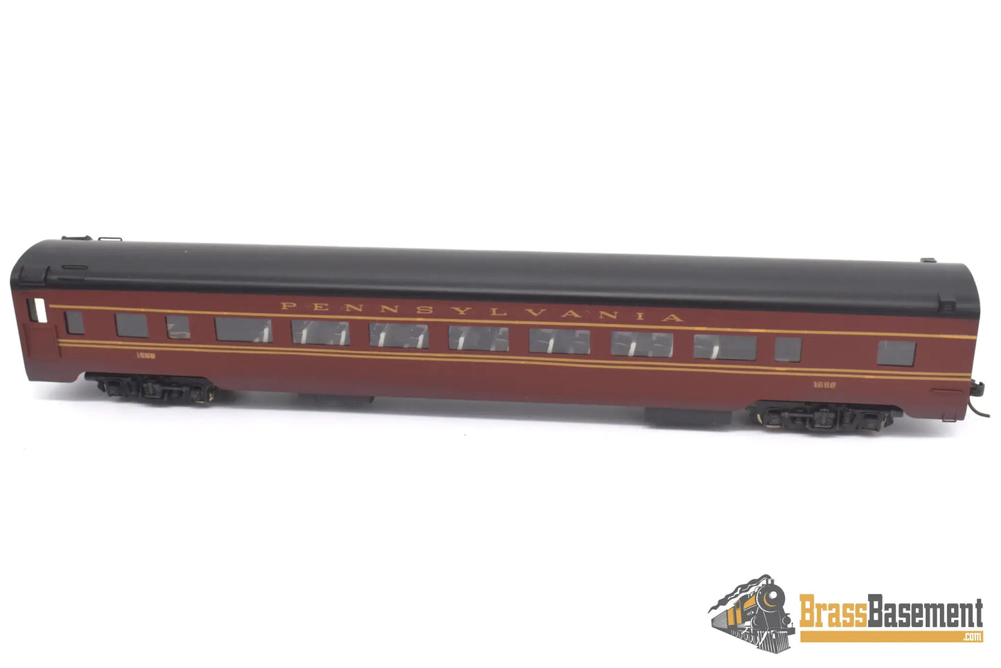 Ho Brass - Wmc Pennsylvania Rr Prr 5 Car Passenger Set Nice Custom Paint Ktm