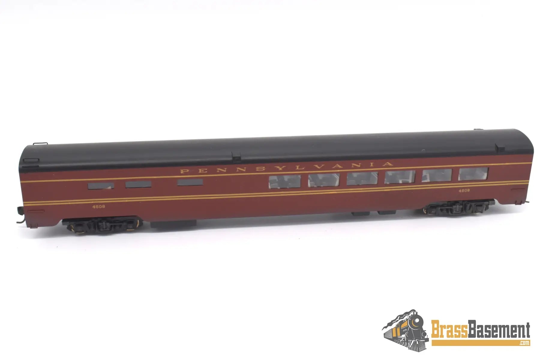Ho Brass - Wmc Pennsylvania Rr Prr 5 Car Passenger Set Nice Custom Paint Ktm