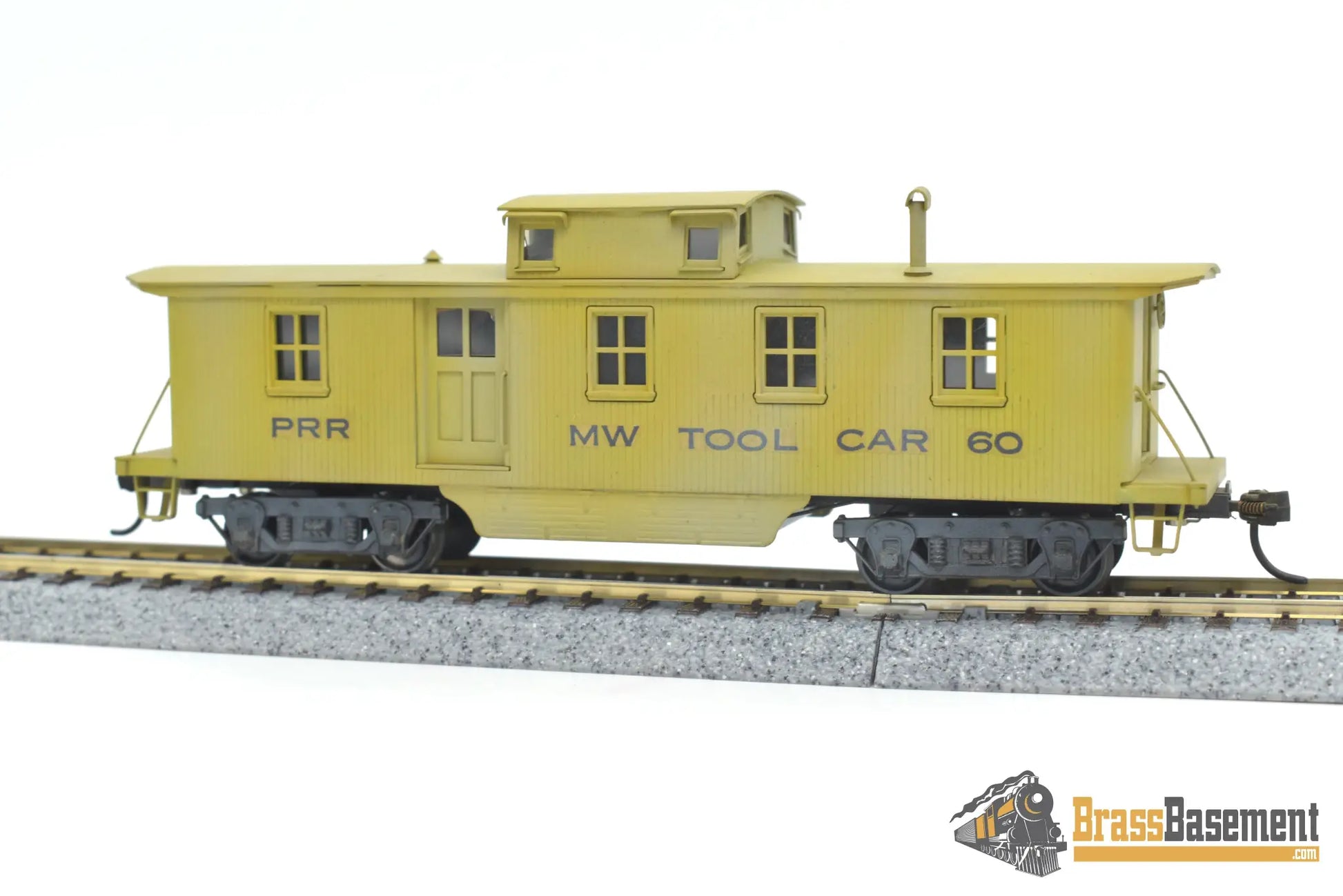 Ho Brass - Wmc Pennsylvania Rr Prr Tool Car Custom Paint Yellow Freight