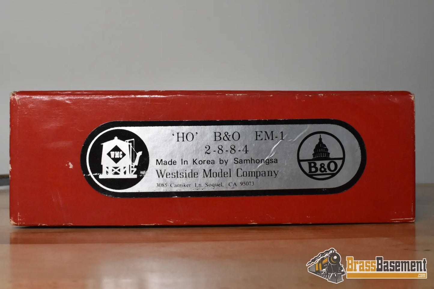 HO Brass - WMC Westside B&O Baltimore and Ohio EM-1 2-8-8-4 #7625 - C/P - Steam