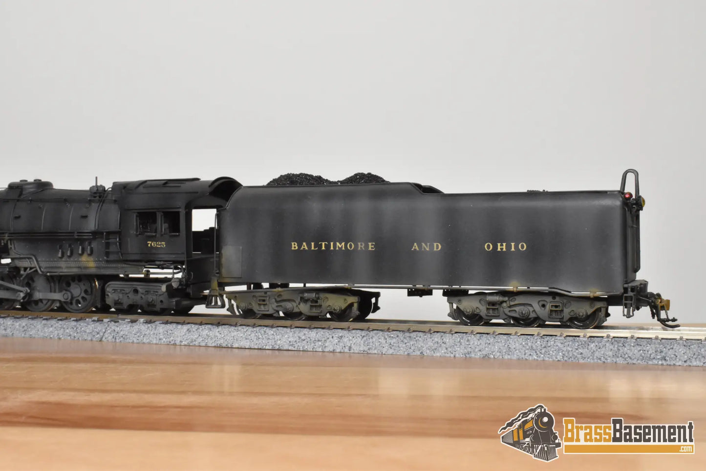 HO Brass - WMC Westside B&O Baltimore and Ohio EM-1 2-8-8-4 #7625 - C/P - Steam