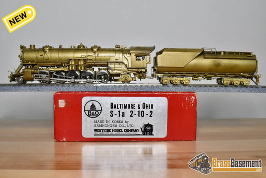 HO Brass - WMC Westside B&O Baltimore and Ohio S-1 ‘Big Six’ 2-10-2 - Unpainted - Steam