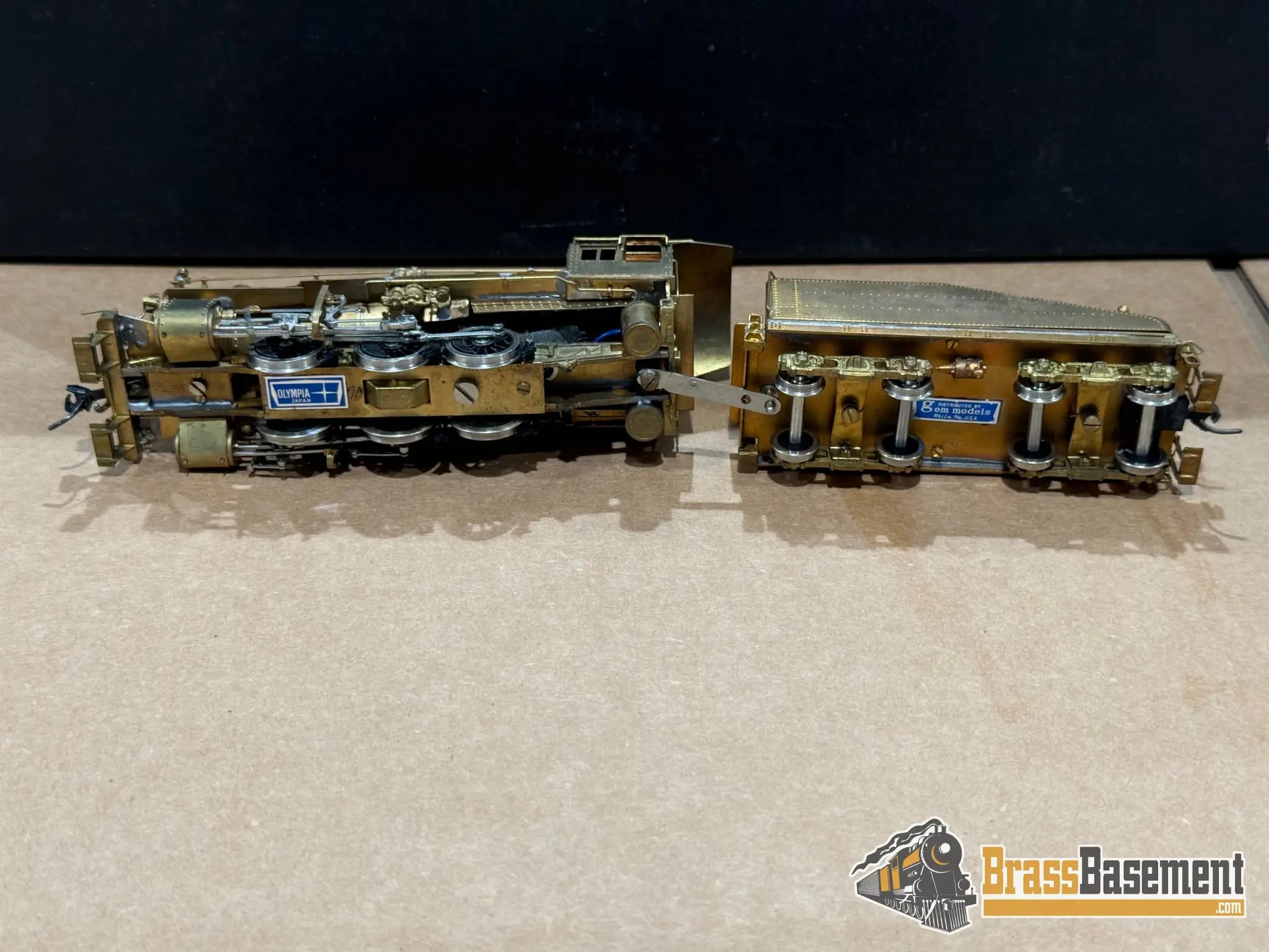 Ho Budget Brass - Gem Olympia Gn-129 Pennsylvania Railroad 0-6-0 B6Sb Unpainted Steam
