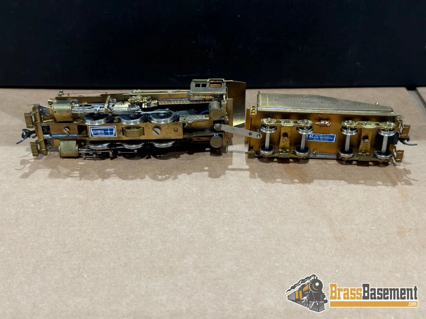 Ho Budget Brass - Gem Olympia Gn-129 Pennsylvania Railroad 0-6-0 B6Sb Unpainted Steam