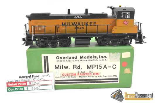 Ho Budget Brass - Omi 5592.1 Milwaukee Road Mp15-Ac #434 Cp Steam