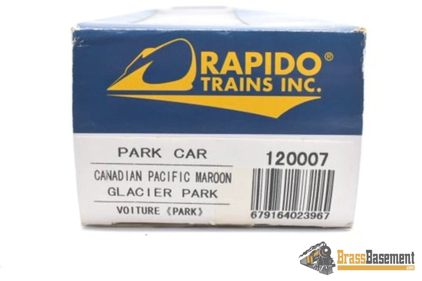 Ho Rapido - 120007 Canadian Pacific Maroon ’Glacier Park’ Dome-Lounge-Sleeper-Observation New Diesel