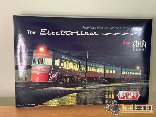 Ho Scale Con-Cor Electroliner 4 Car Set Train #2 - New Passenger