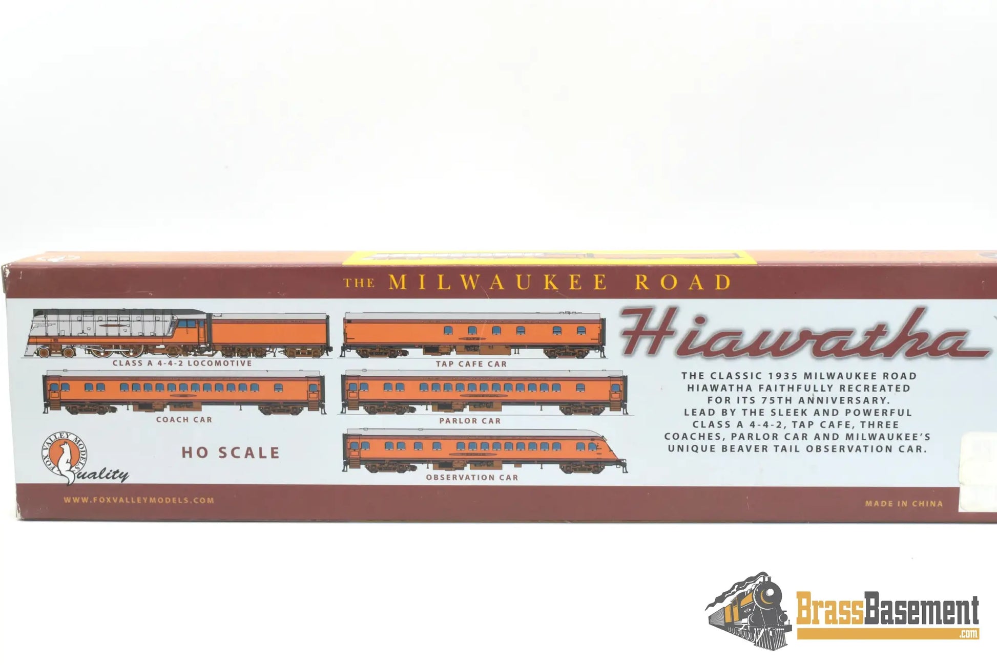 HO Scale - FVM 10012 Milwaukee Road A 4-4-2 Atlantic #3 - Hiawatha - New in Box Steam