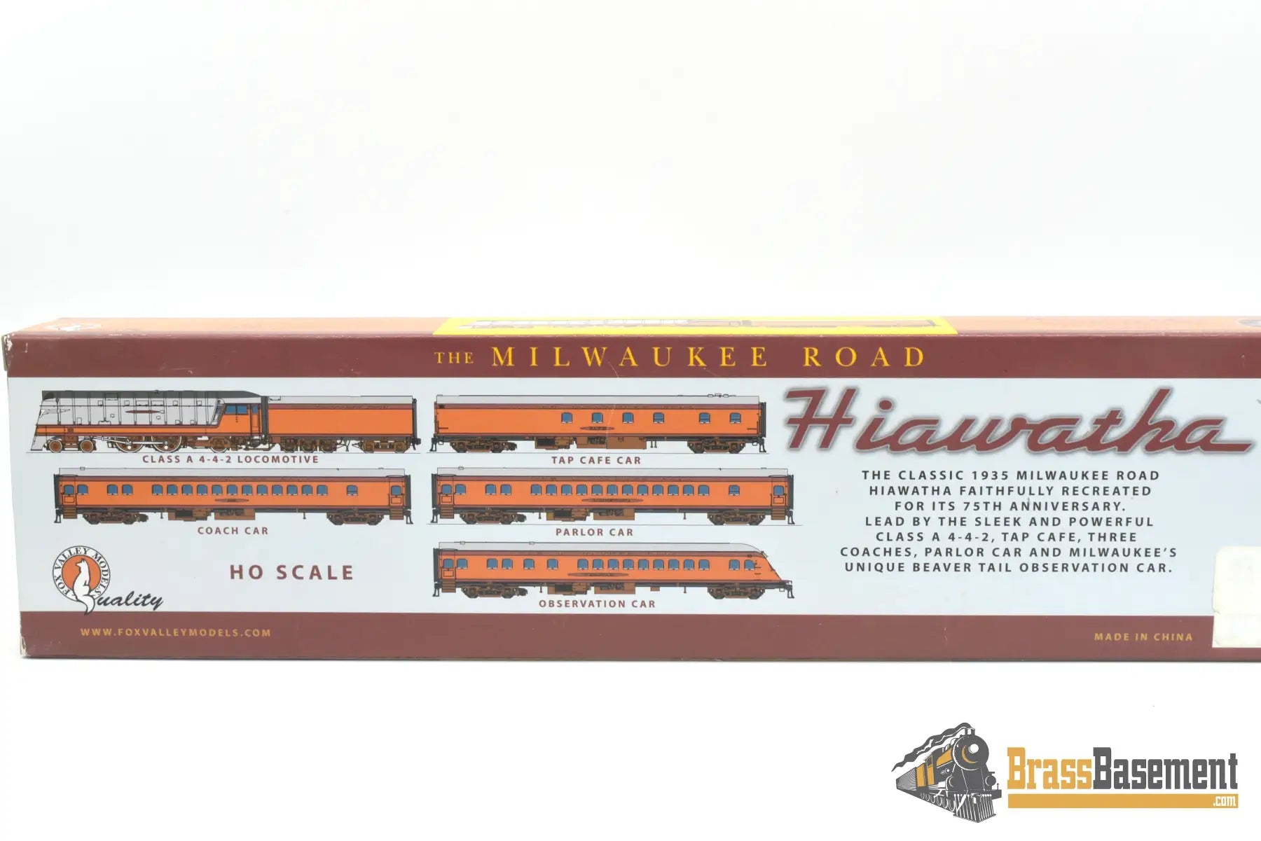 HO Scale - FVM 10012 Milwaukee Road A 4-4-2 Atlantic #3 - Hiawatha - New in Box Steam