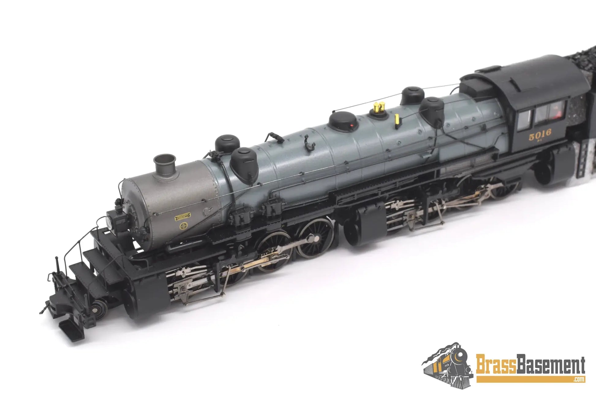 Ho Scale Plastic - Mth 2 - 8 - 8 - 8 - 2 Triplex Steam Engine #5016 Russian Iron Boiler W/Proto -