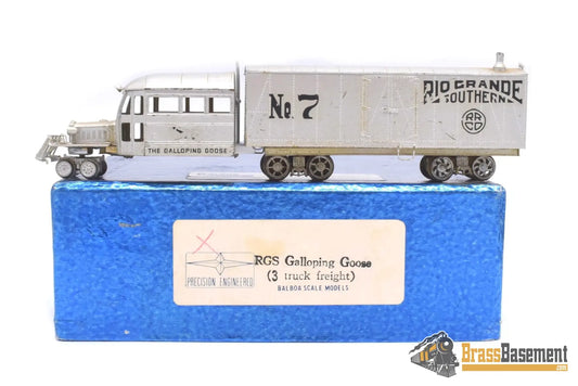 Hon3 Brass - Balboa Rio Grande Southern Rgs Galloping Goose #7 Freight Version C/P Diesel