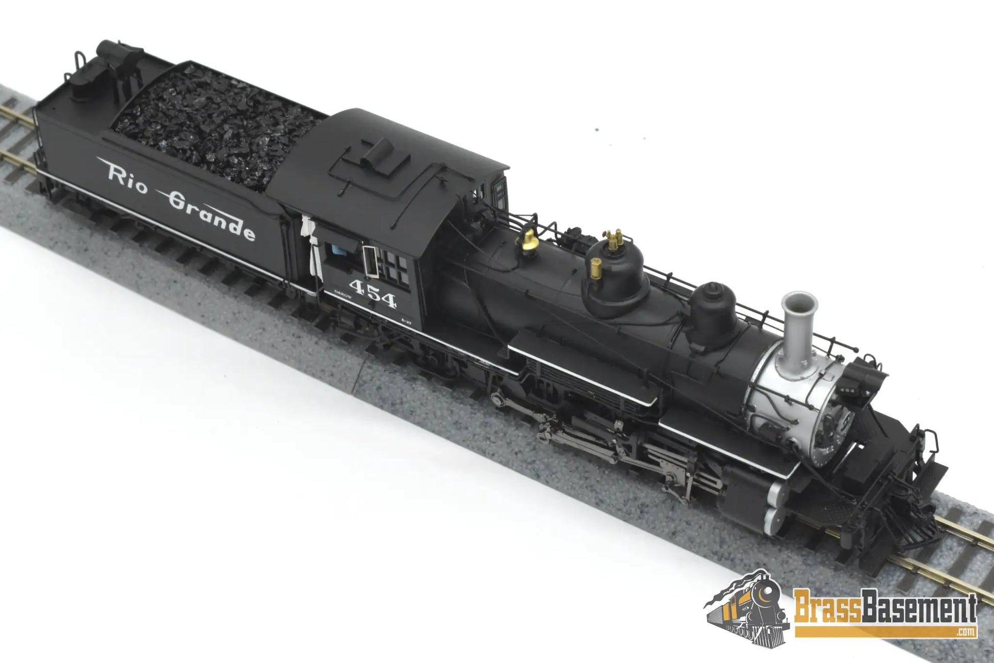 HOn3 Brass - Division Point Rio Grande DRGW K-27 2-8-2 #454 - Boo-Rim MINT Steam