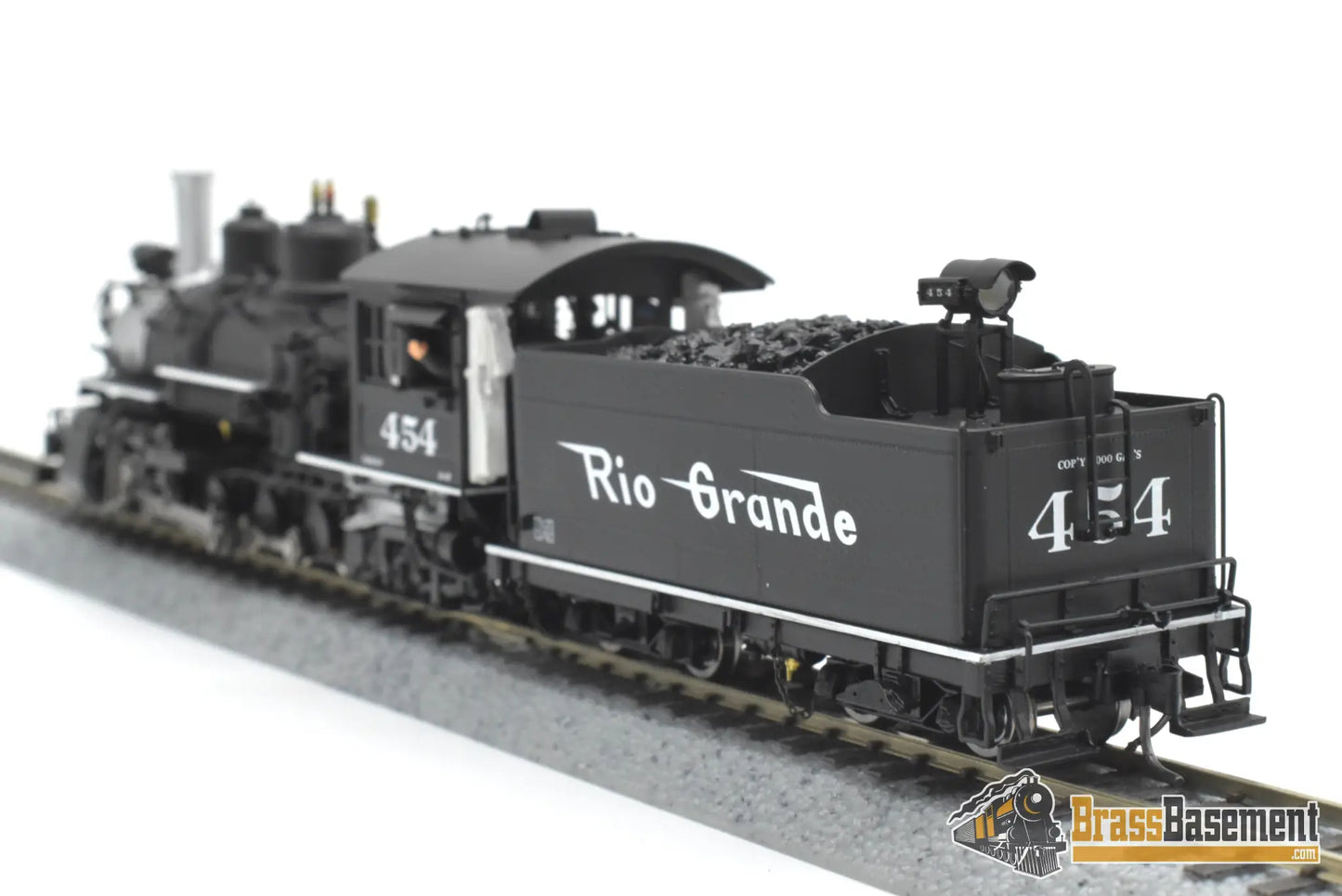 HOn3 Brass - Division Point Rio Grande DRGW K-27 2-8-2 #454 - Boo-Rim MINT Steam