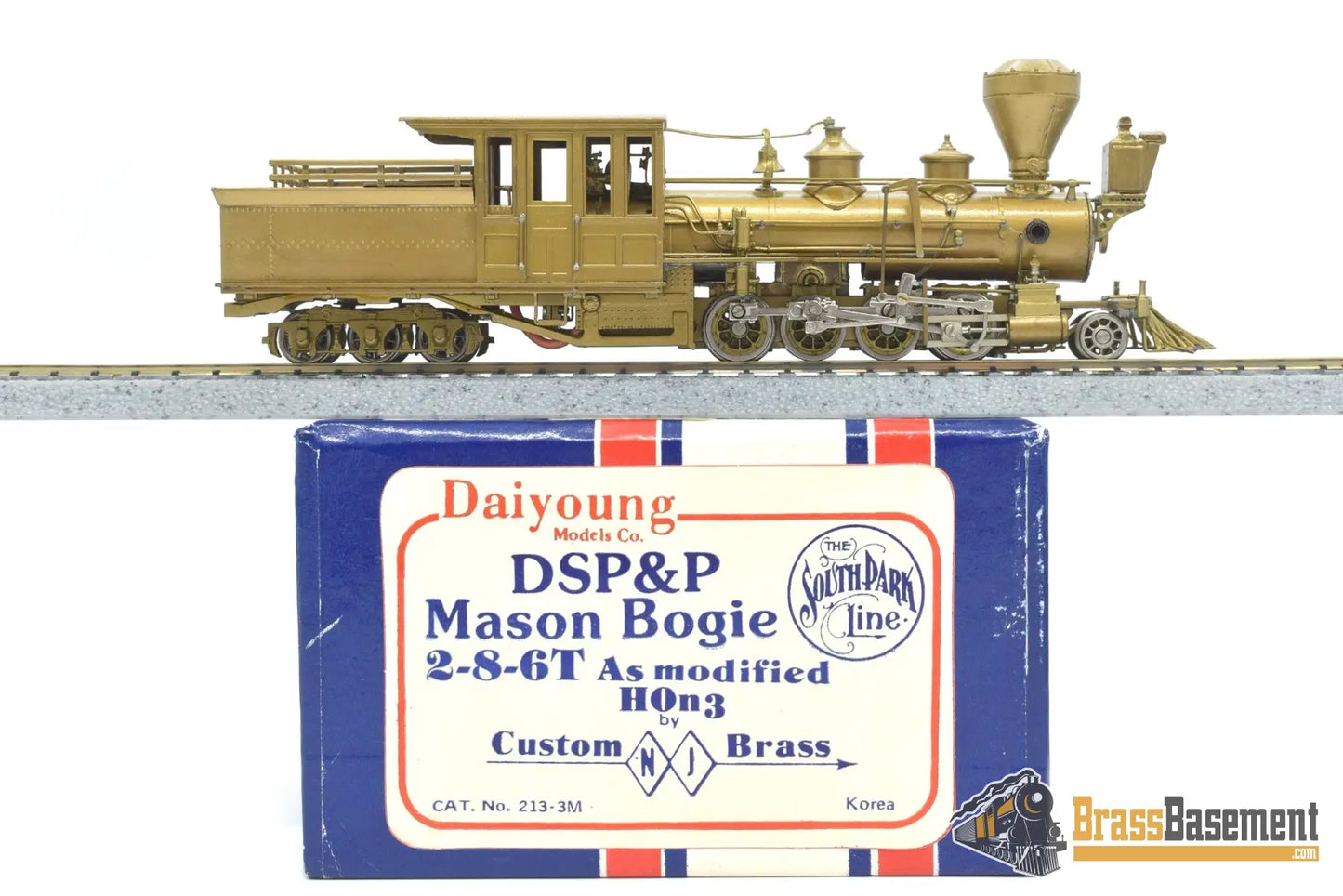 Hon3 Brass - Dsp&P Mason Bogie 2 - 8 - 6T As - Modified Version Mint Steam
