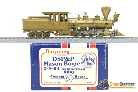 Hon3 Brass - Dsp&P Mason Bogie 2 - 8 - 6T As - Modified Version Mint Steam