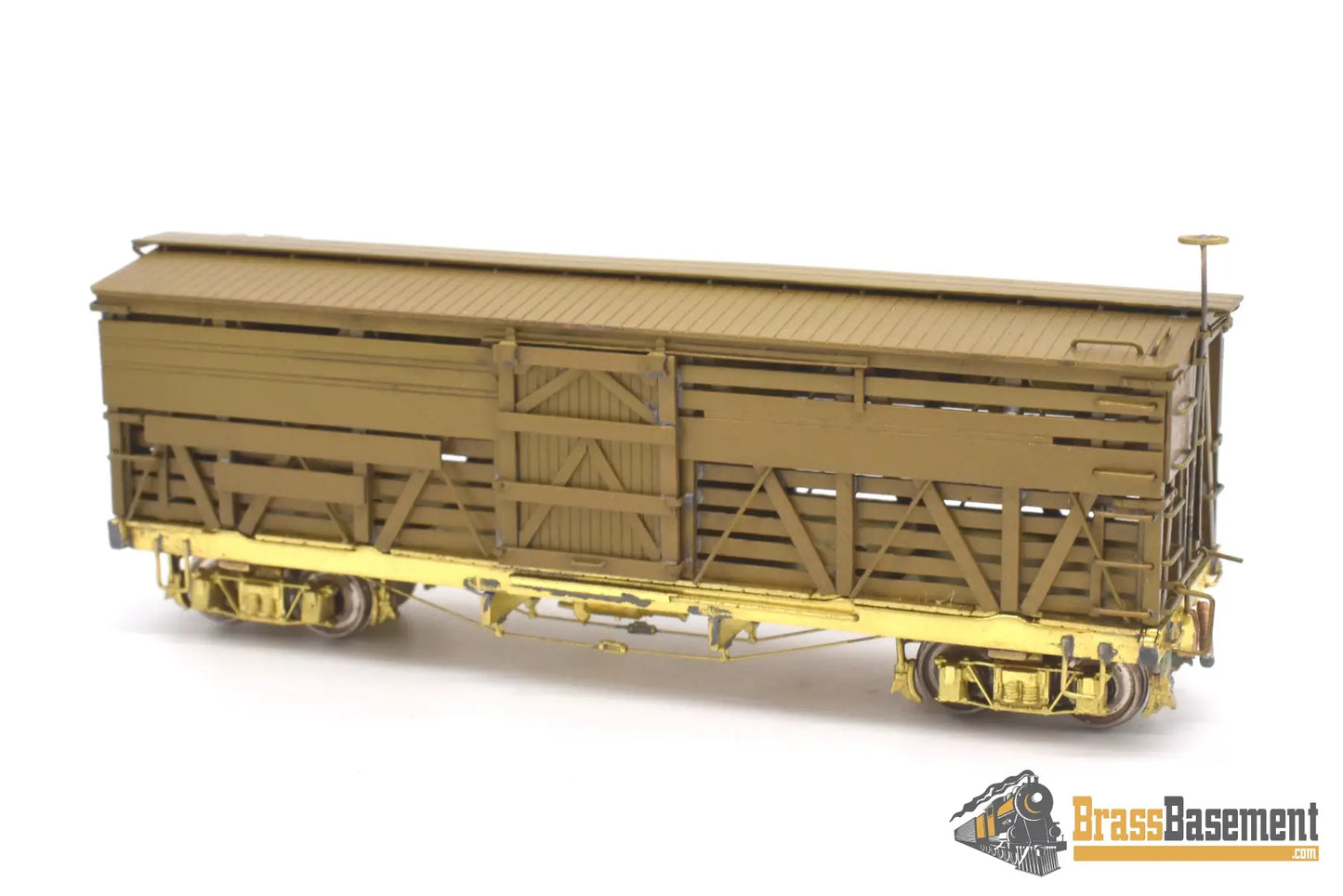 Hon3 Brass - Empire Midland D&Rgw Rio Grande Stock Car Unpainted Mint Freight