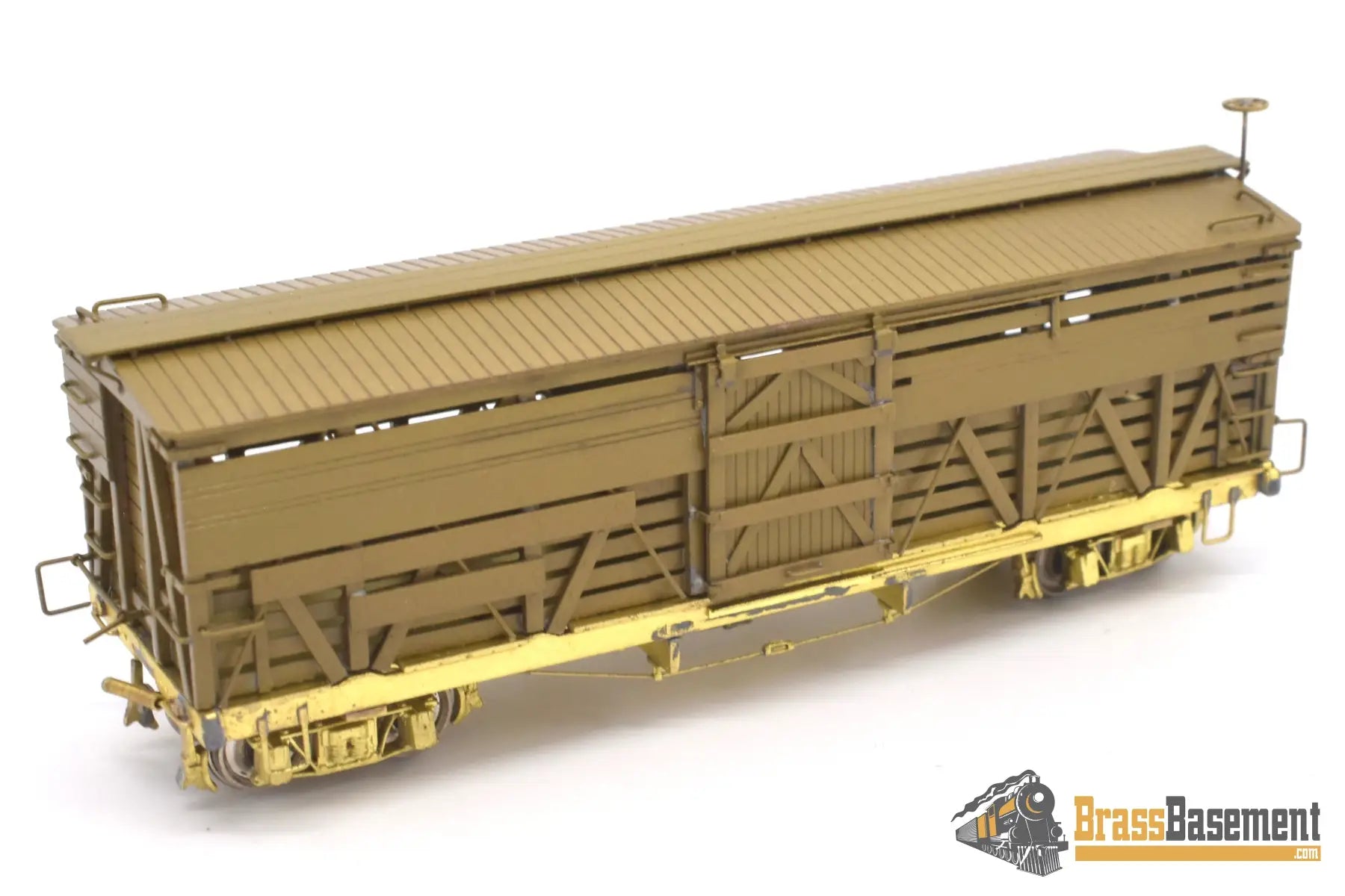 Hon3 Brass - Empire Midland D&Rgw Rio Grande Stock Car Unpainted Mint Freight