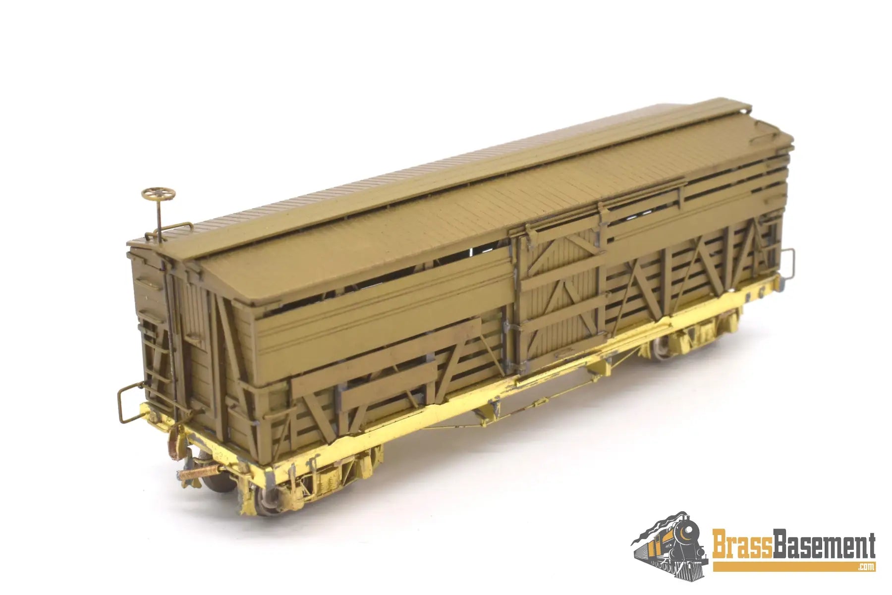 Hon3 Brass - Empire Midland D&Rgw Rio Grande Stock Car Unpainted Mint Freight