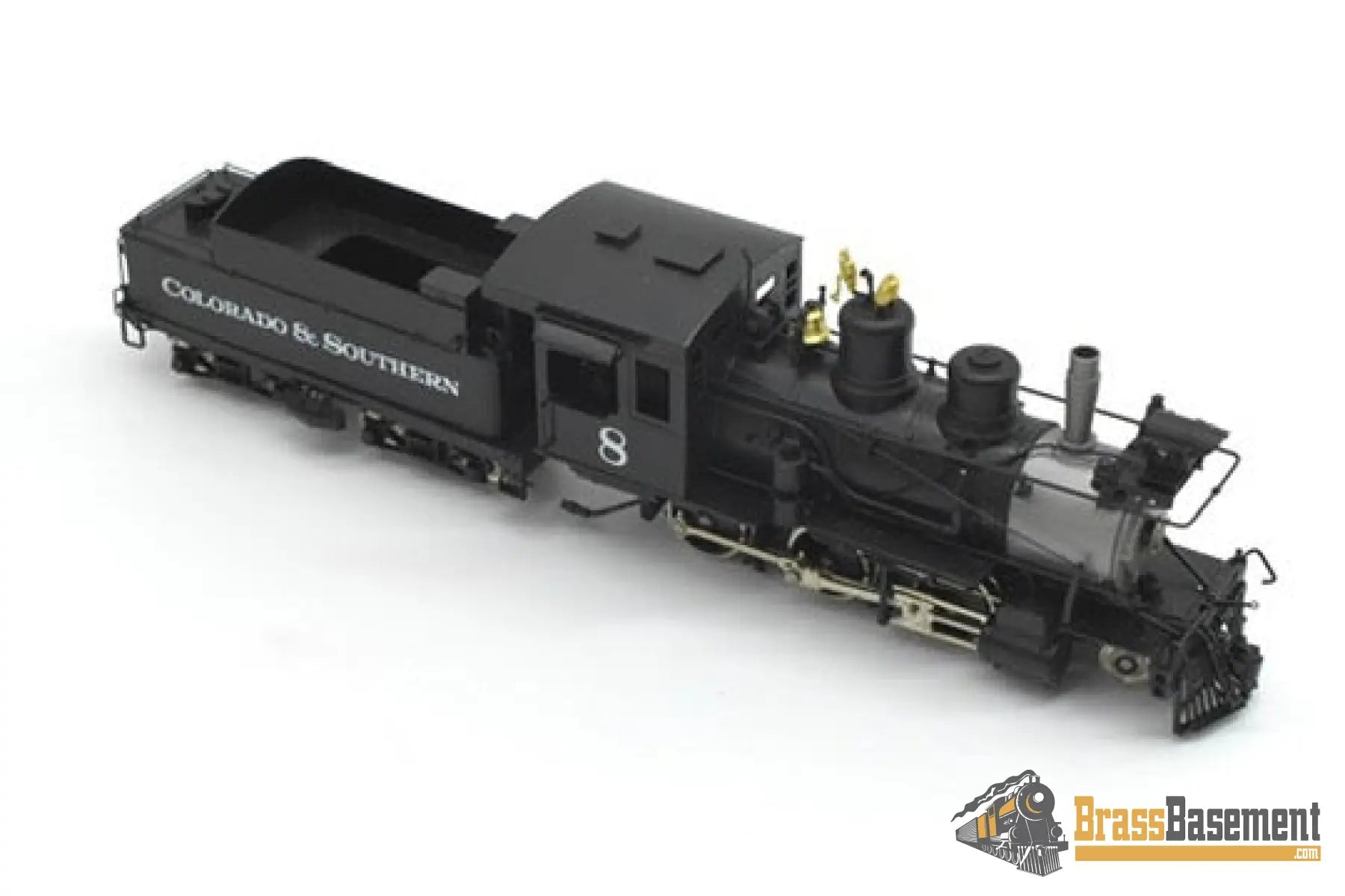 HOn3 Brass - Key Colorado & Southern C&S 2-6-0 #8 Mogul - F/P CS39 Steam