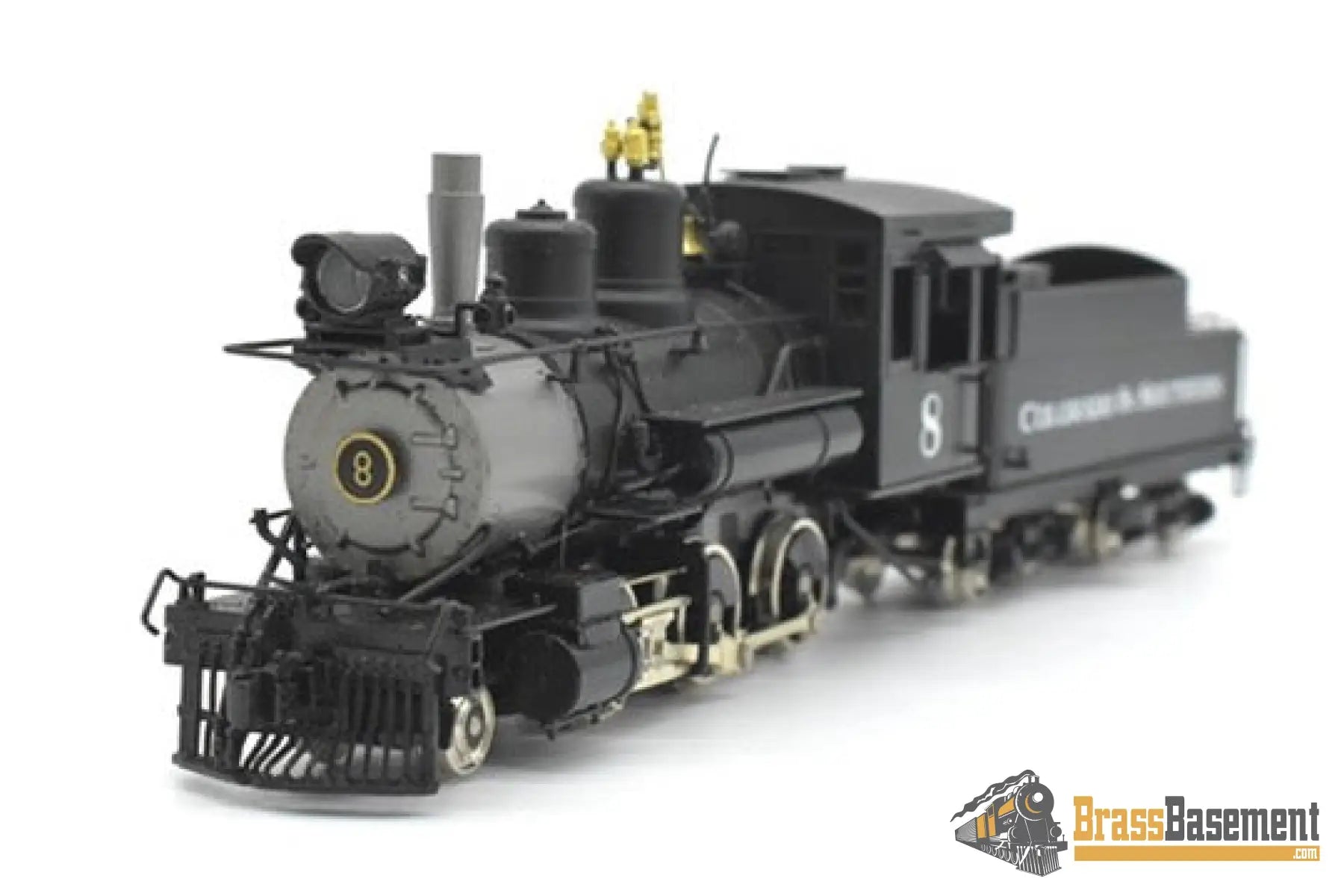 HOn3 Brass - Key Colorado & Southern C&S 2-6-0 #8 Mogul - F/P CS39 Steam