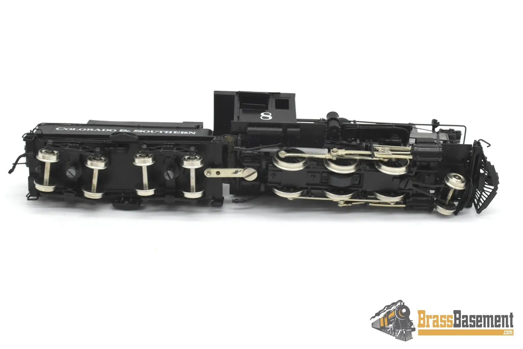 HOn3 Brass - Key Colorado & Southern C&S 2-6-0 #8 Mogul - F/P CS39 Steam