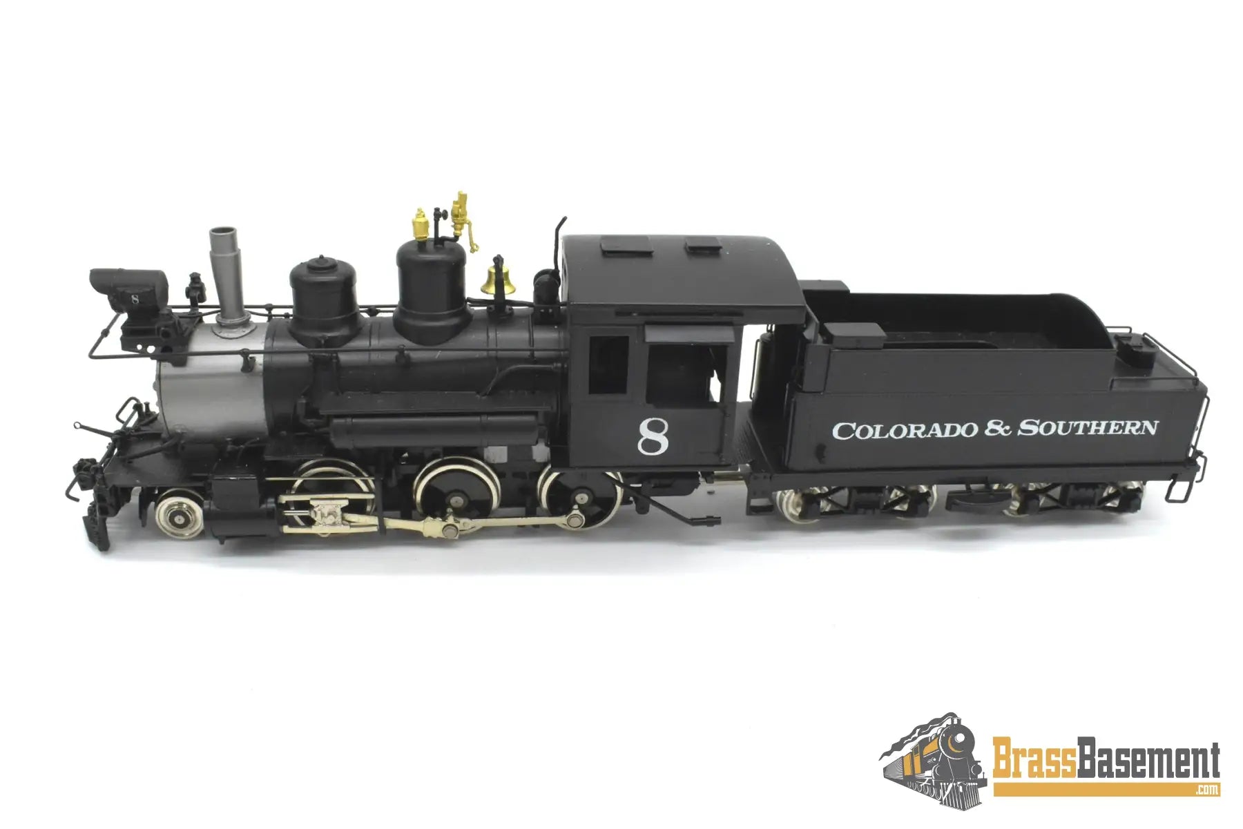 HOn3 Brass - Key Colorado & Southern C&S 2-6-0 #8 Mogul - F/P CS39 Steam
