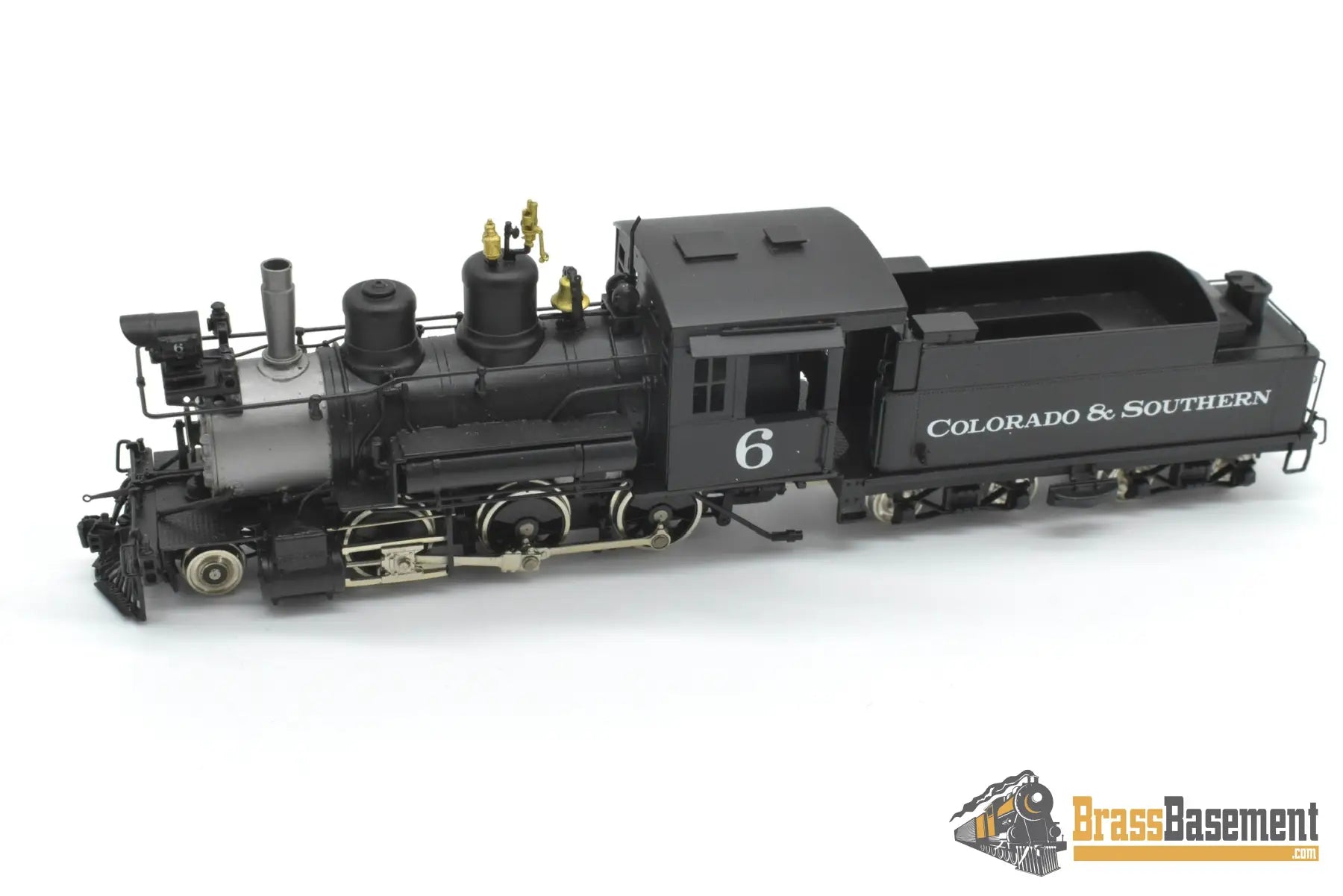 HOn3 Brass - Key Colorado & Southern C&S 2-6-0 #6 Mogul - F/P CS39 Steam