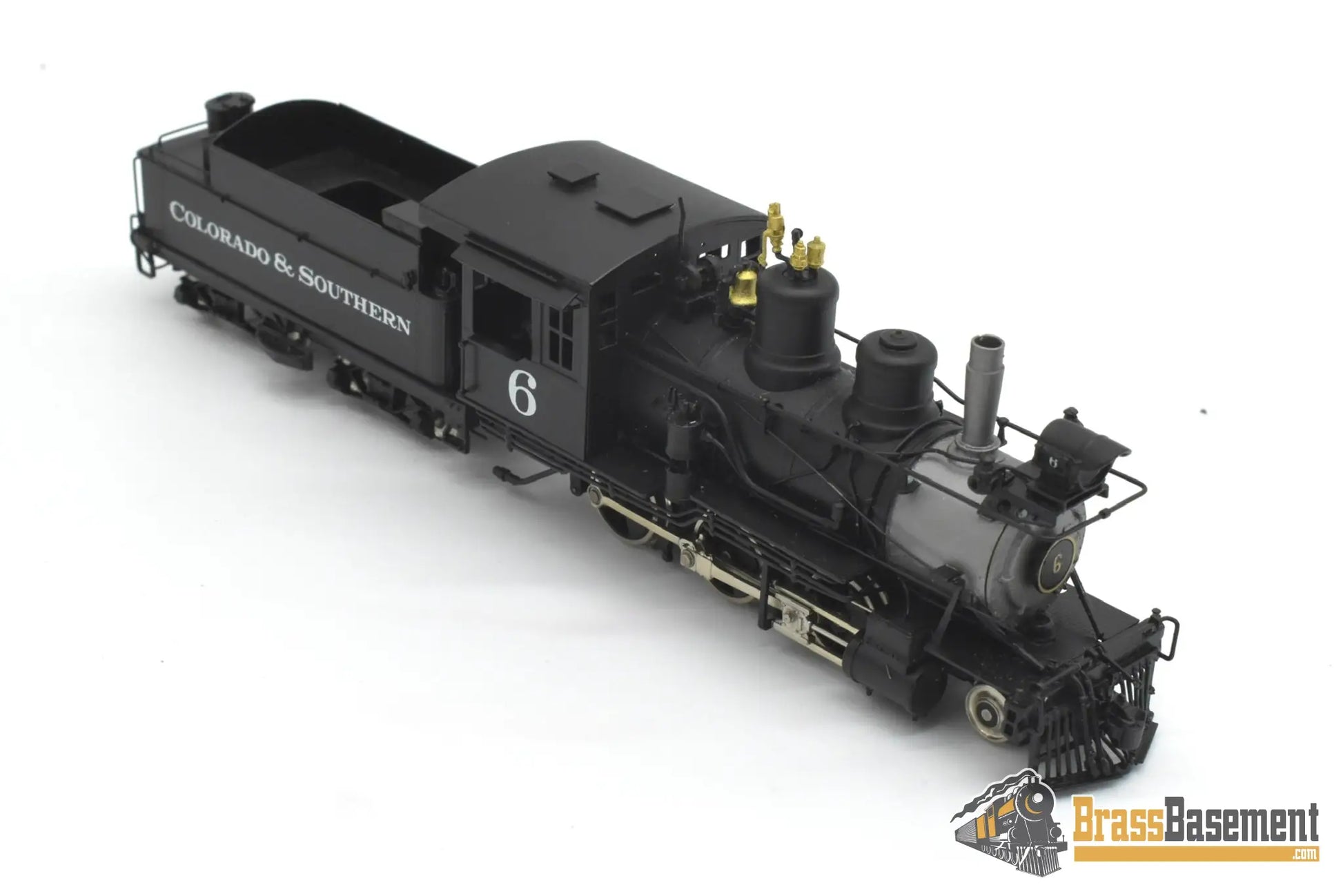 HOn3 Brass - Key Colorado & Southern C&S 2-6-0 #6 Mogul - F/P CS39 Steam
