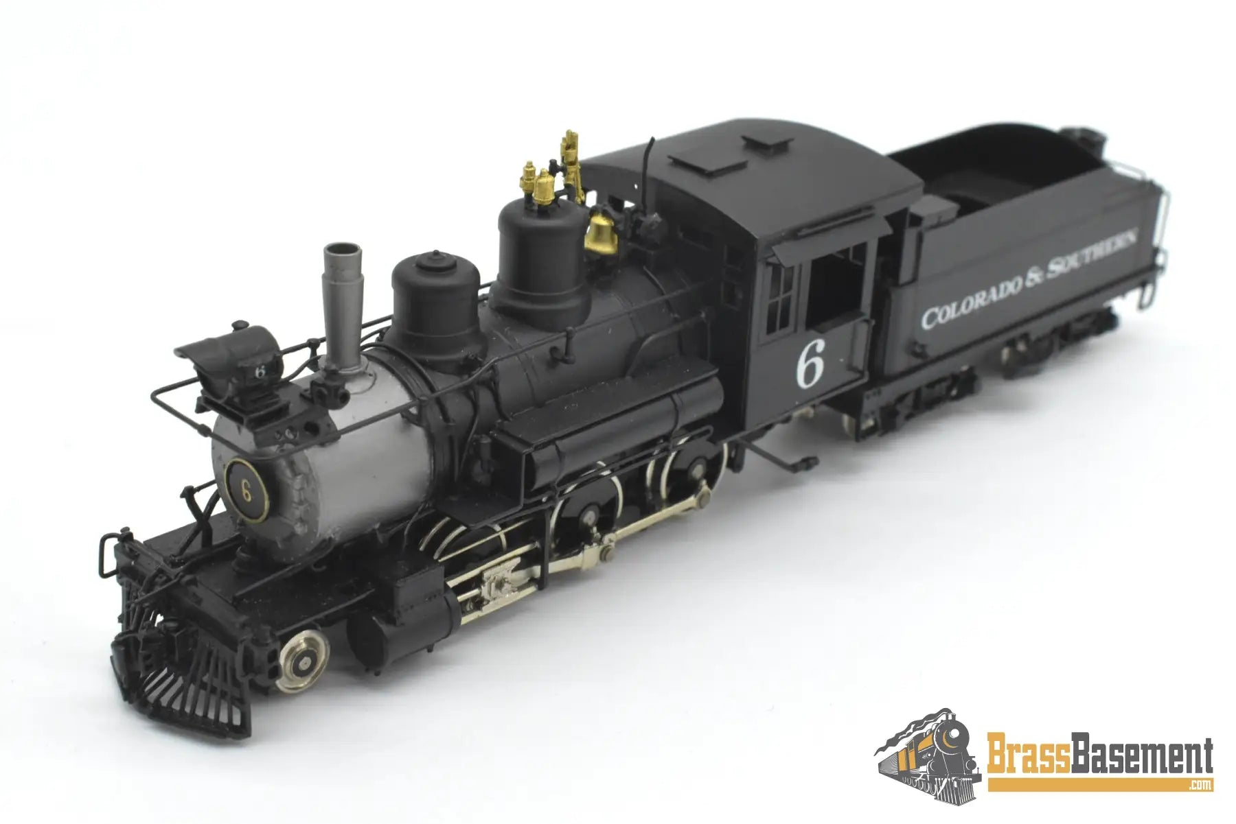 HOn3 Brass - Key Colorado & Southern C&S 2-6-0 #6 Mogul - F/P CS39 Steam