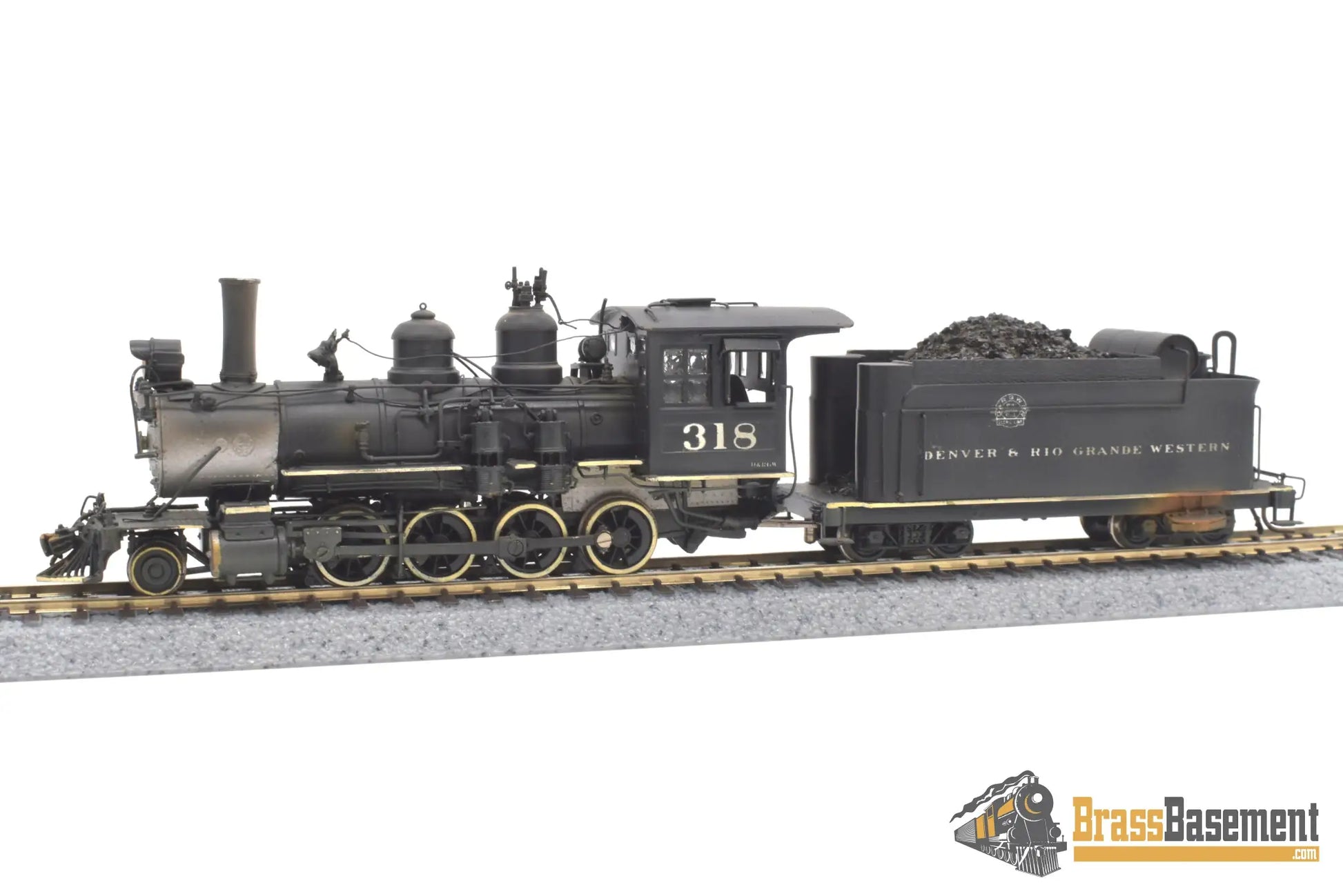 Hon3 Brass - Key Imports C - 18 2 - 8 - 0 #318 Custom Painted Not Running Steam