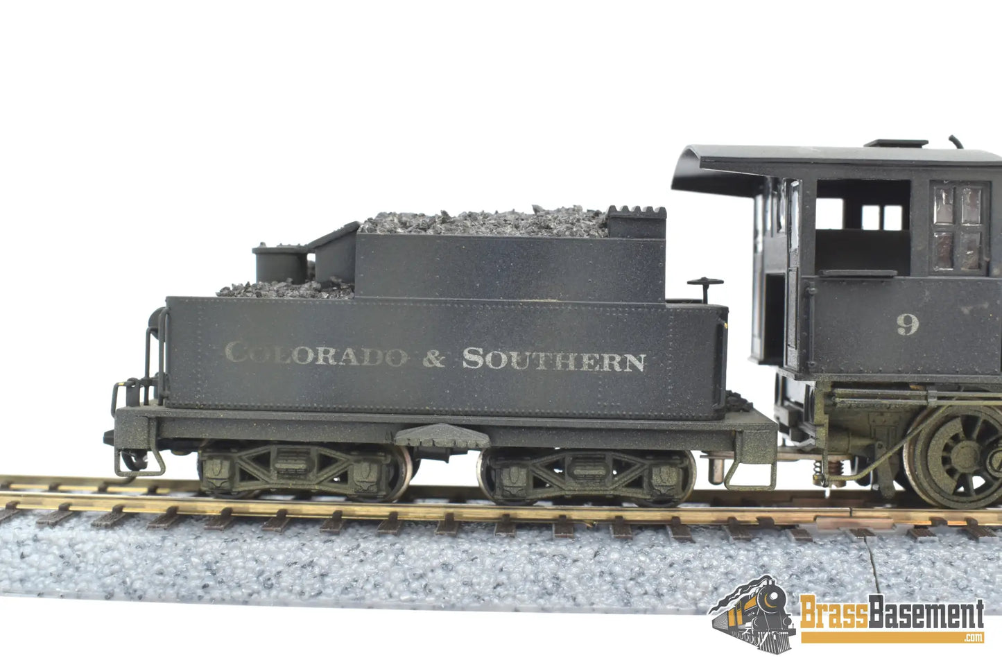Hon3 Brass - Lambert Colorado & Southern C&S 2 - 6 - 0 #9 W/ Beartrap Stack C/P Steam