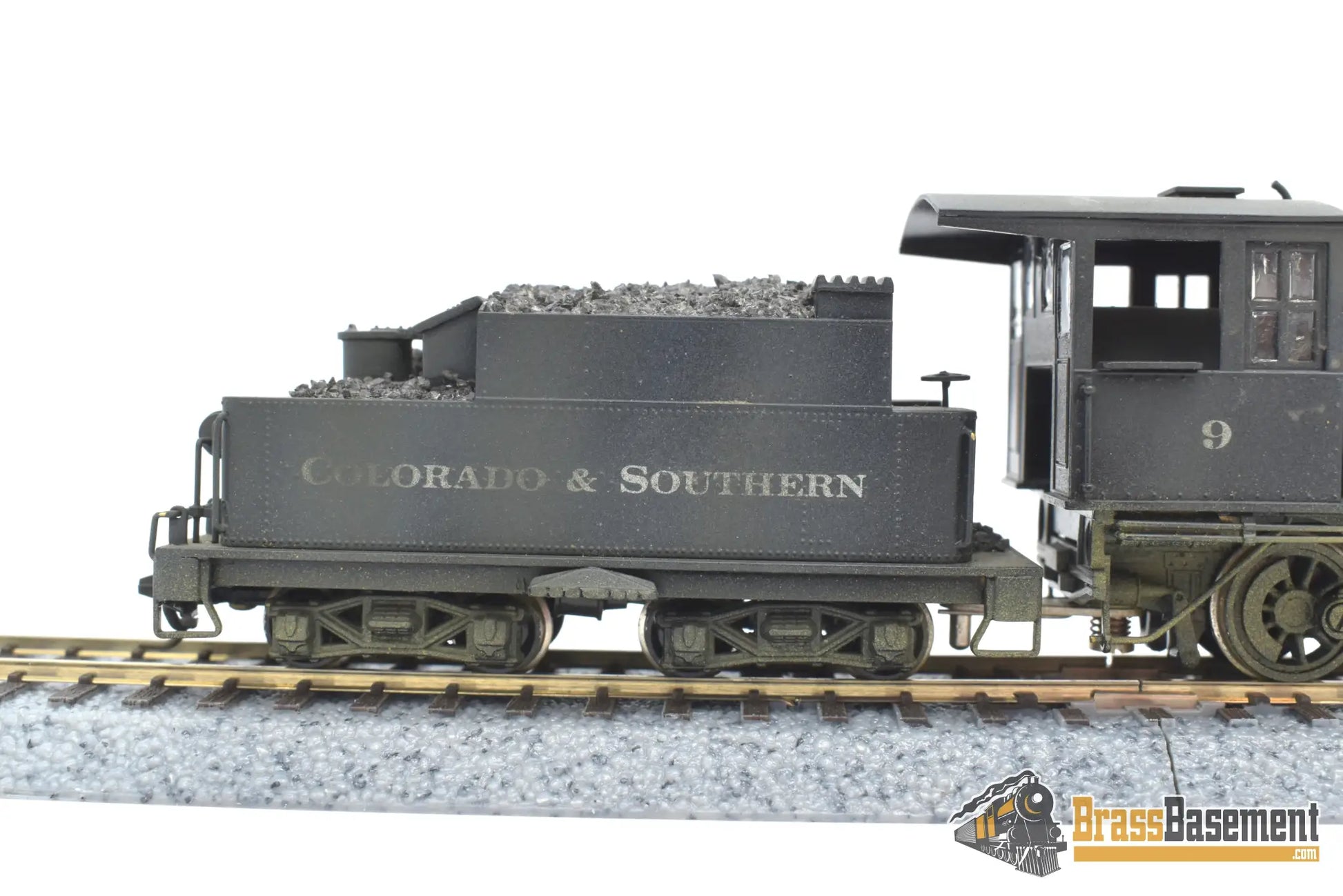 Hon3 Brass - Lambert Colorado & Southern C&S 2 - 6 - 0 #9 W/ Beartrap Stack C/P Steam