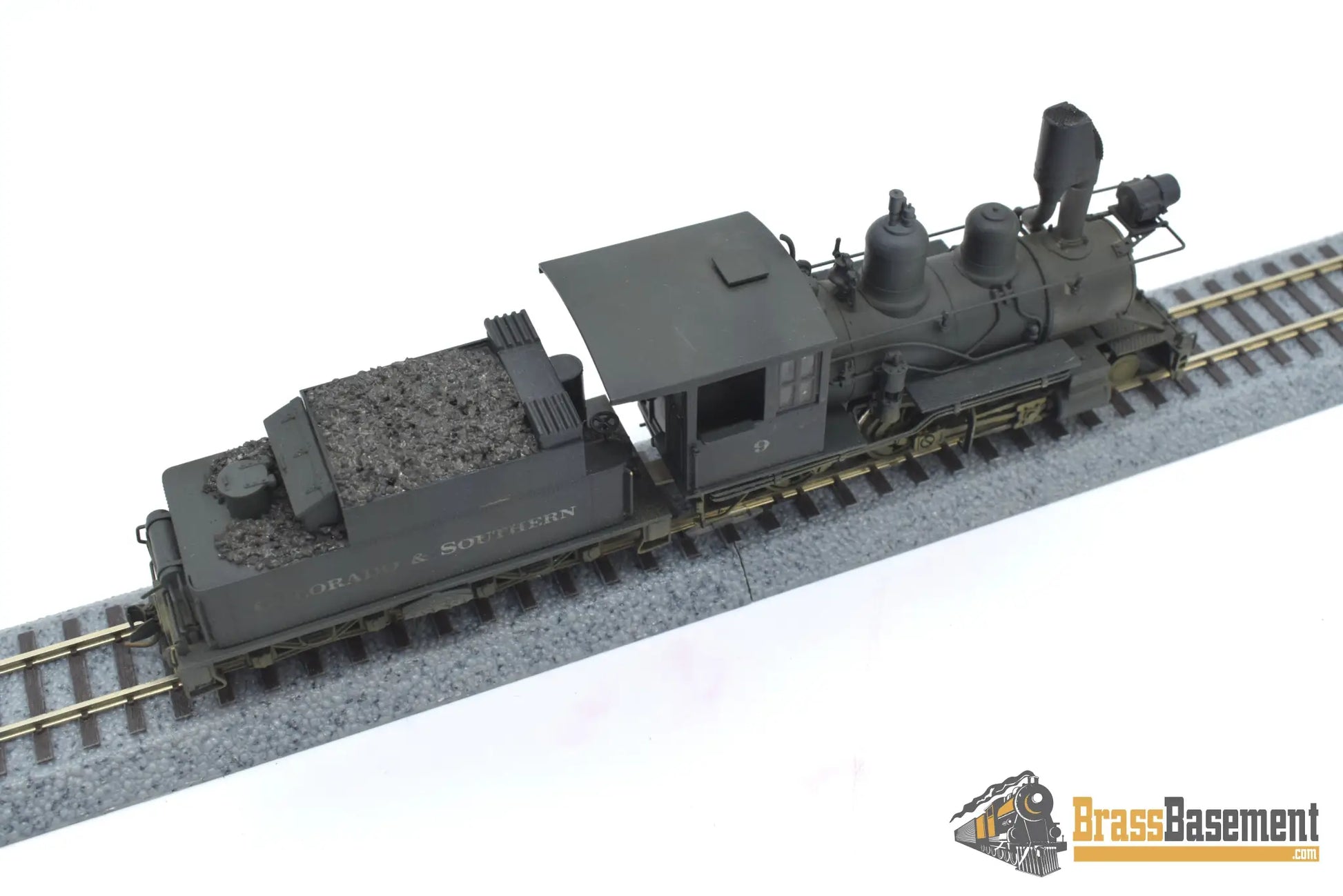 Hon3 Brass - Lambert Colorado & Southern C&S 2 - 6 - 0 #9 W/ Beartrap Stack C/P Steam
