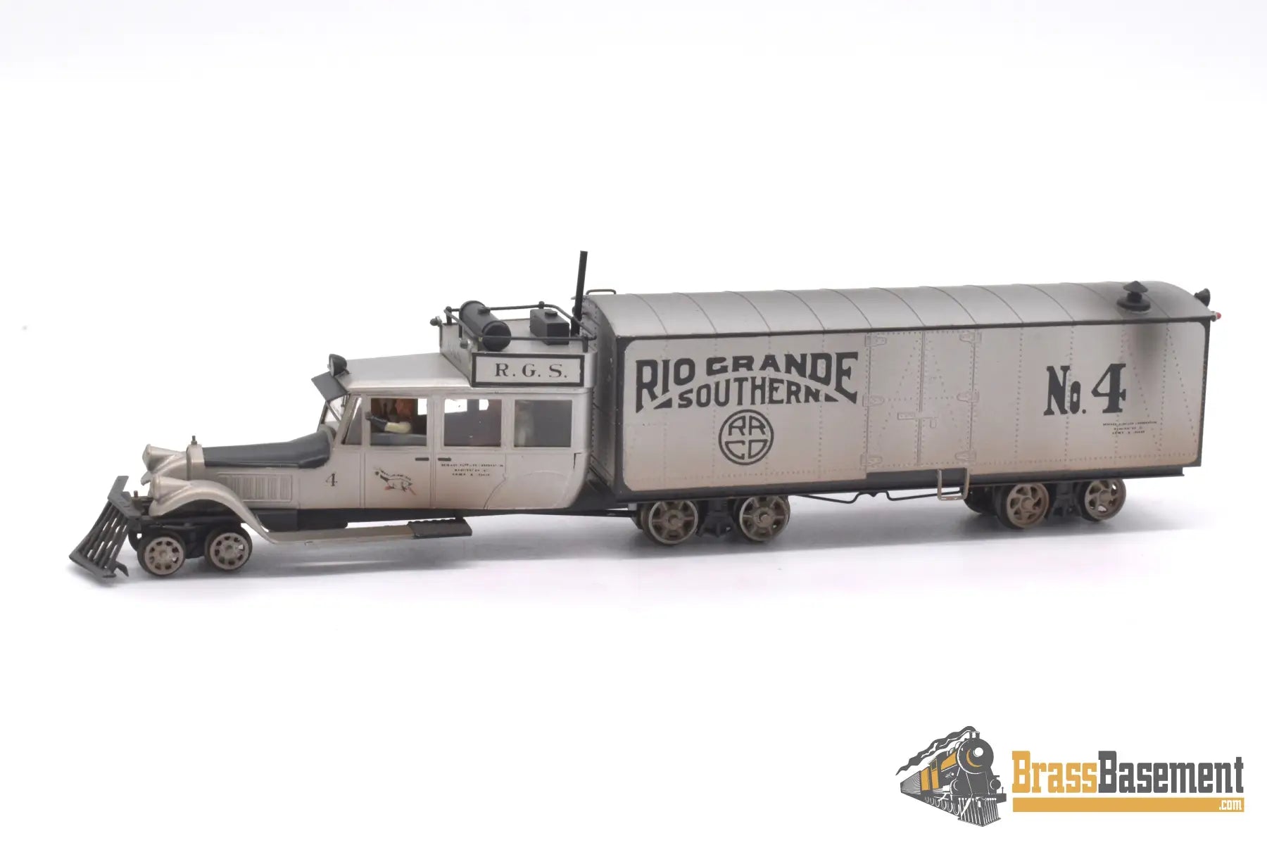 Hon3 Brass - Lambert Rio Grande Southern Rgs Galloping Goose Pierce Arrow #4 Pro Finished Passenger