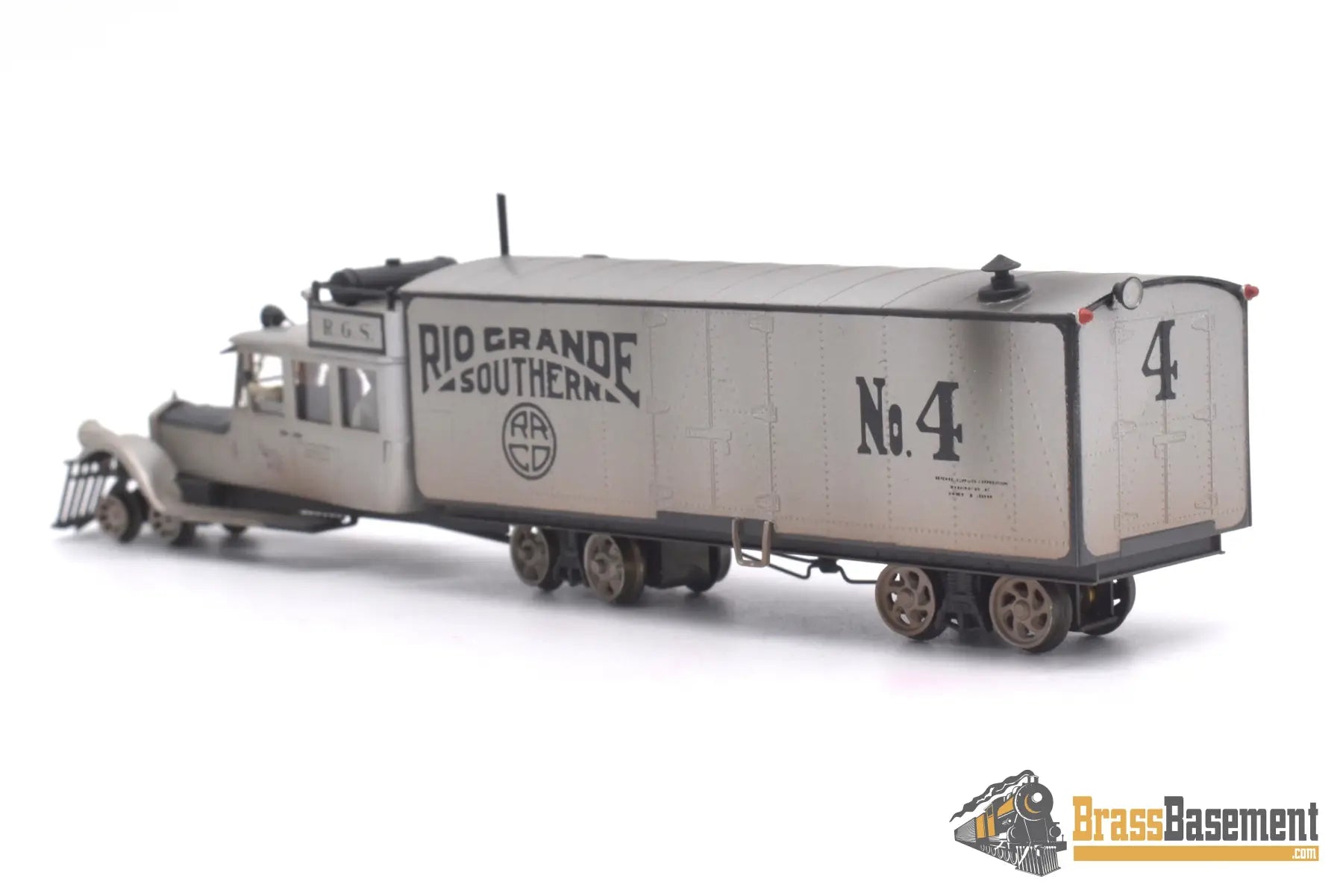 Hon3 Brass - Lambert Rio Grande Southern Rgs Galloping Goose Pierce Arrow #4 Pro Finished Passenger