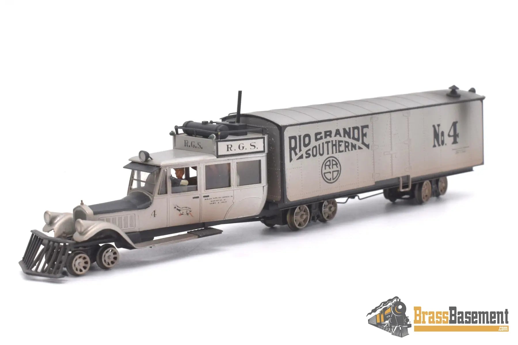 Hon3 Brass - Lambert Rio Grande Southern Rgs Galloping Goose Pierce Arrow #4 Pro Finished Passenger
