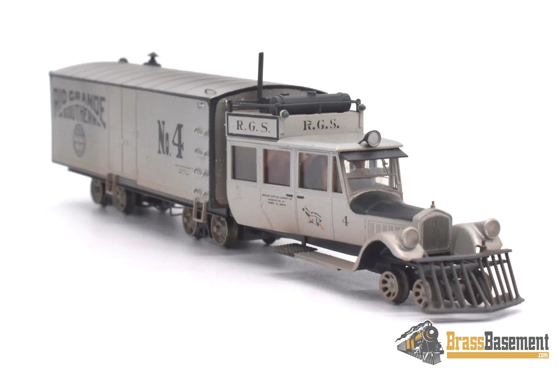 Hon3 Brass - Lambert Rio Grande Southern Rgs Galloping Goose Pierce Arrow #4 Pro Finished Passenger