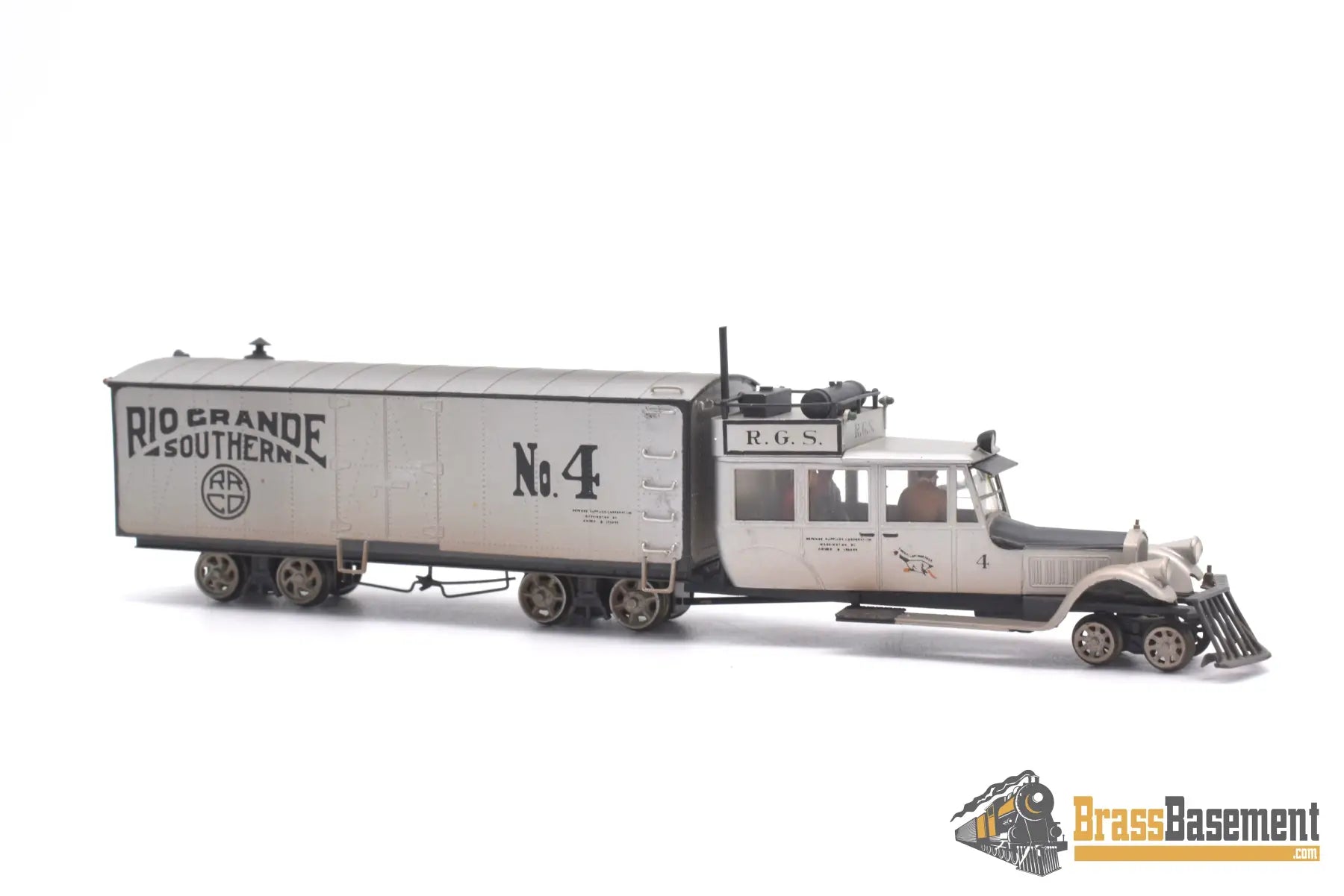 Hon3 Brass - Lambert Rio Grande Southern Rgs Galloping Goose Pierce Arrow #4 Pro Finished Passenger