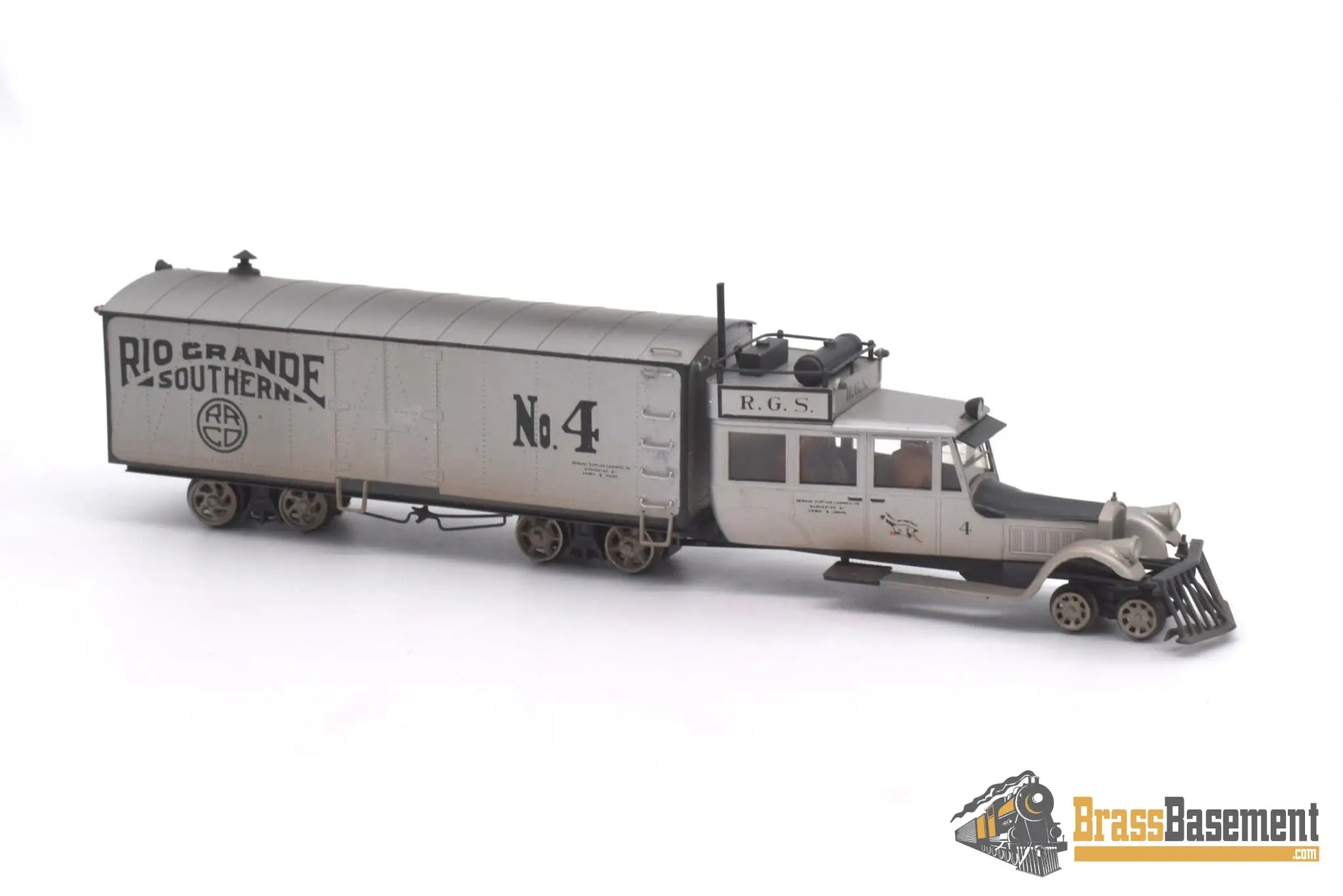 Hon3 Brass - Lambert Rio Grande Southern Rgs Galloping Goose Pierce Arrow #4 Pro Finished Passenger