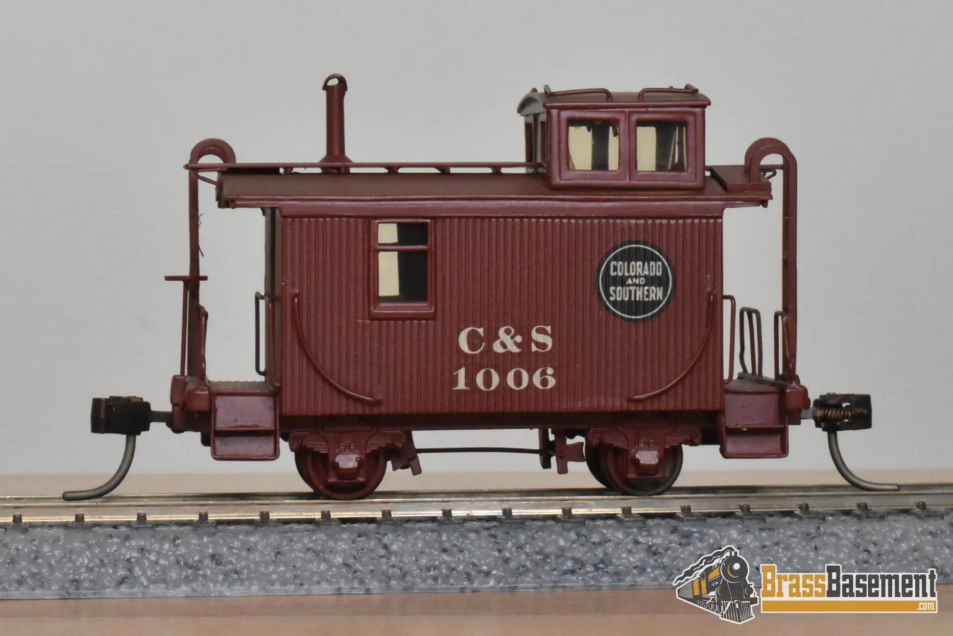 HOn3 Brass - NJCB C&S Colorado & Southern #1006 Caboose - Custom Painted - Caboose