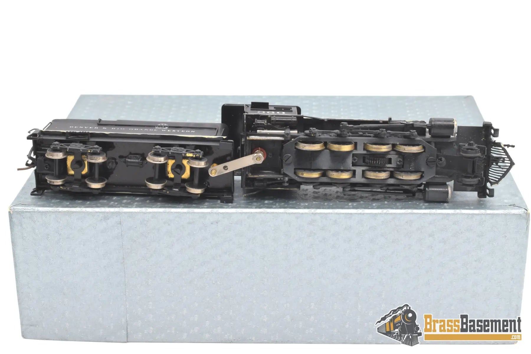 Hon3 Brass - Njcb Drgw Rio Grande C - 21 2 - 8 - 0 #360 Custom Painted Steam