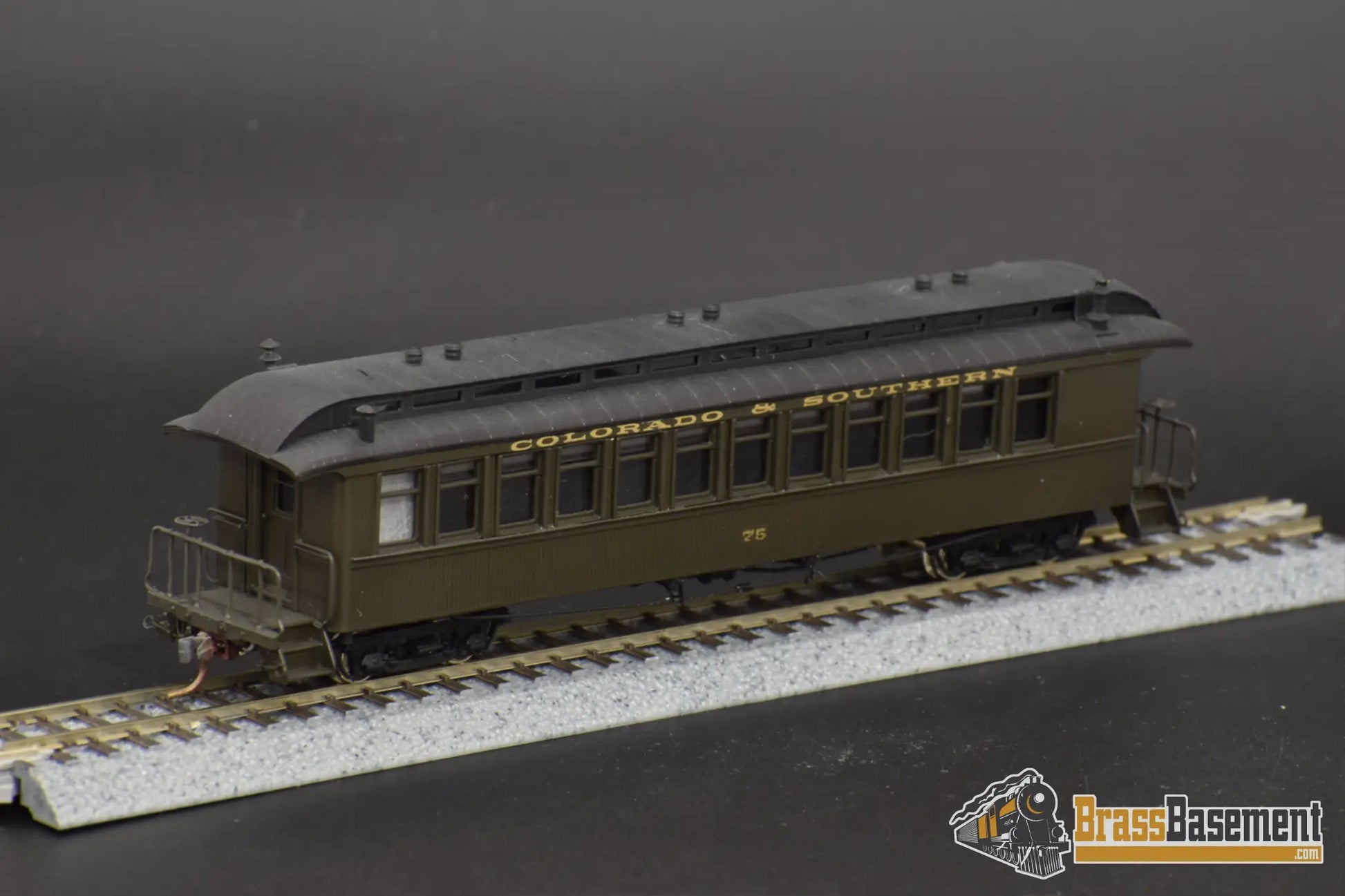 Hon3 Brass - Omi 3177 Colorado & Southern Coach #75 Great Custom Passenger