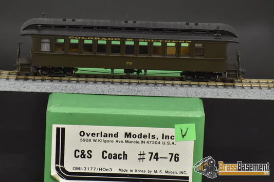 Hon3 Brass - Omi 3177 Colorado & Southern Coach #75 Great Custom Passenger