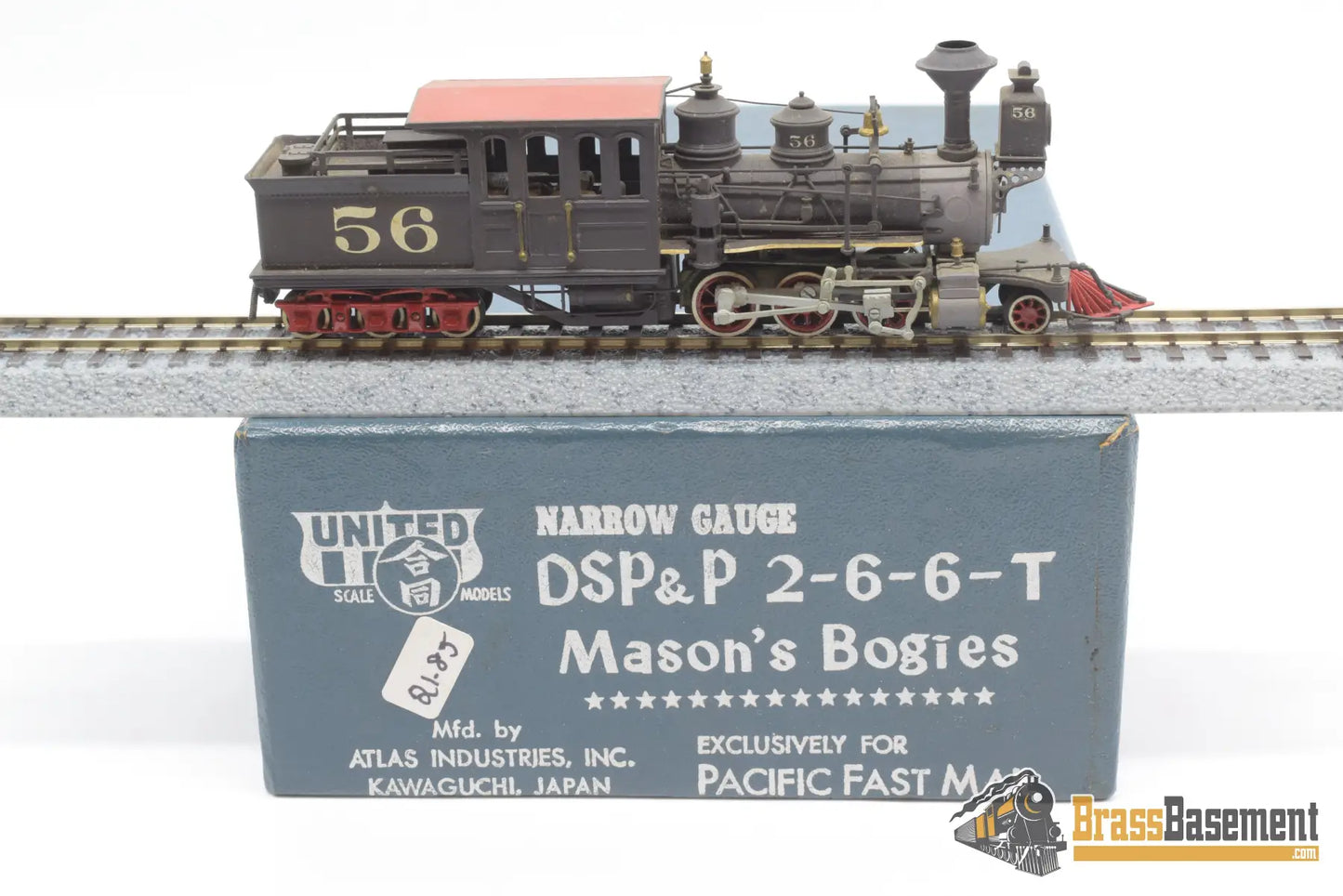 Hon3 Brass - Pfm Dsp&P Mason Bogie 2 - 6 - 6T As - Is See Description Steam
