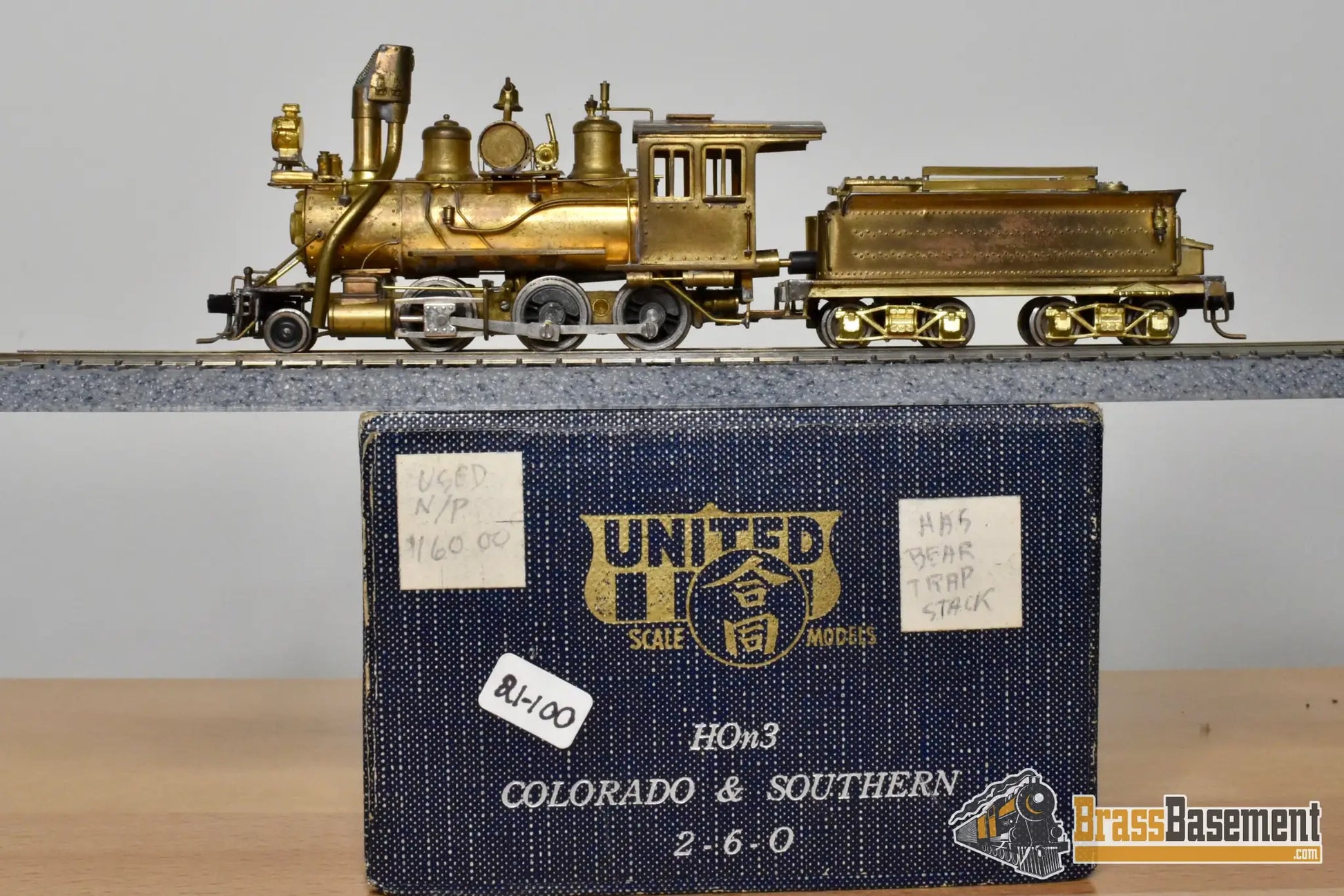 HOn3 Brass - PFM United C&S Colorado & Southern 2-6-0 - Unpainted - Steam