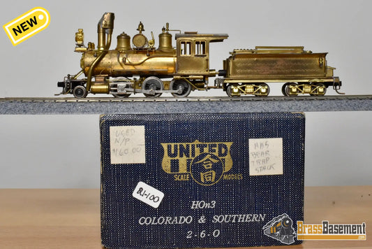 HOn3 Brass - PFM United C&S Colorado & Southern 2-6-0 - Unpainted - Steam