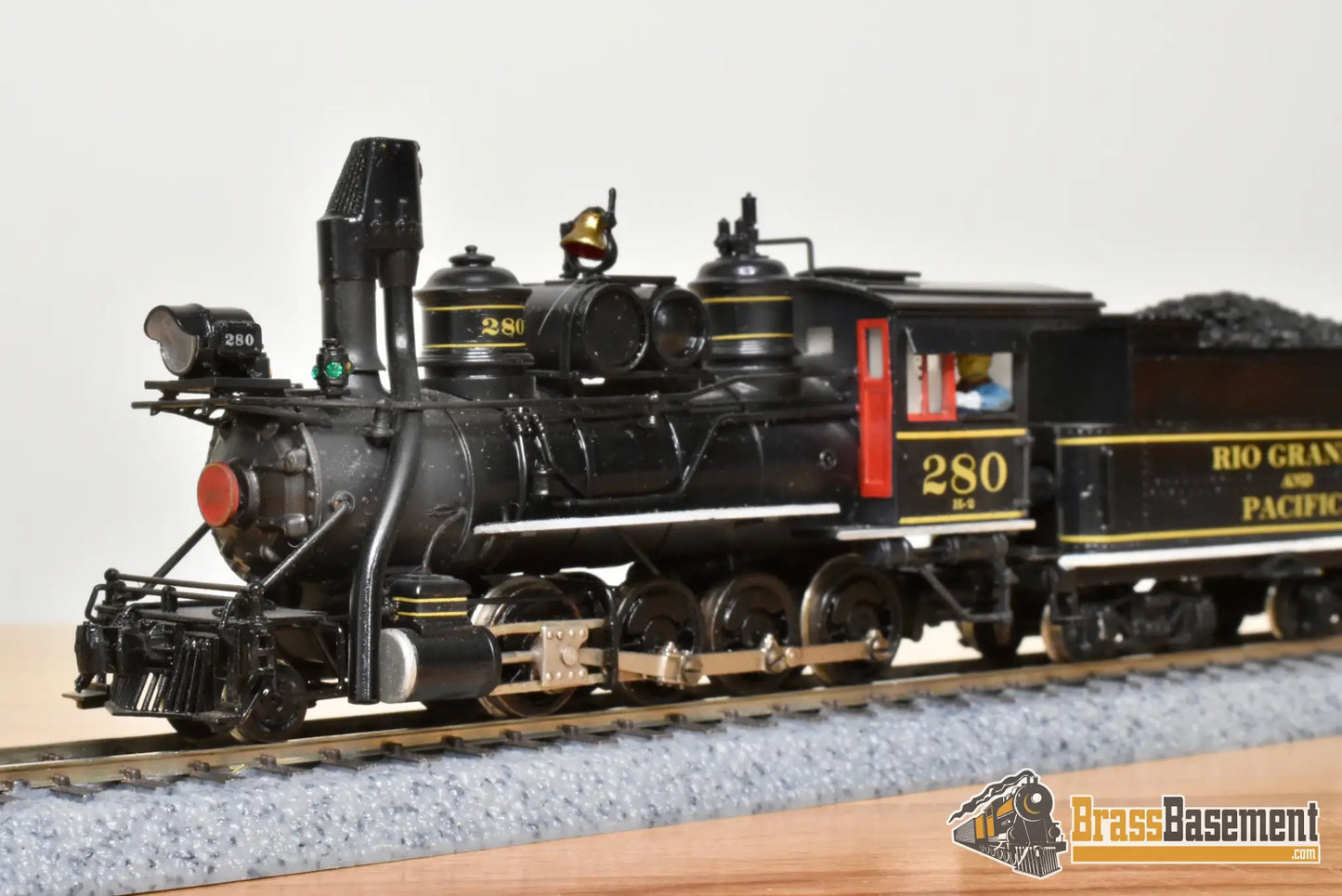 HOn3 Brass - PFM United C&S Colorado & Southern 2-8-0 Private Road Rio Grande & Pacific - Pro Paint - Steam